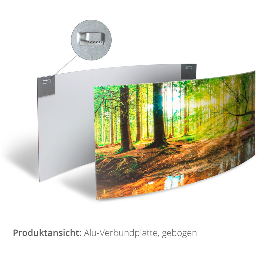 Artland Wandbild »Schöner Sonnenuntergang Strand«, Gewässer, (1 St.)