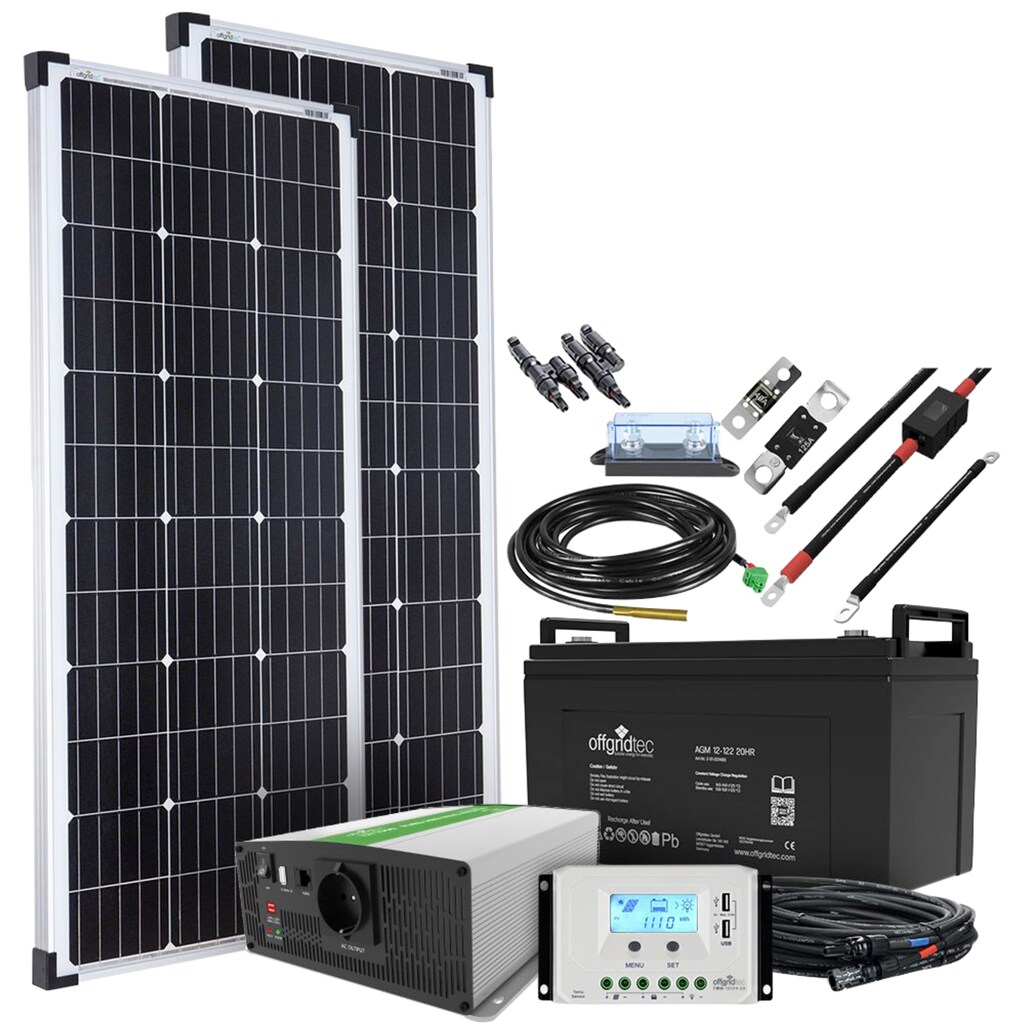 offgridtec Solaranlage »Autark M-Master«, (Komplett-Set)