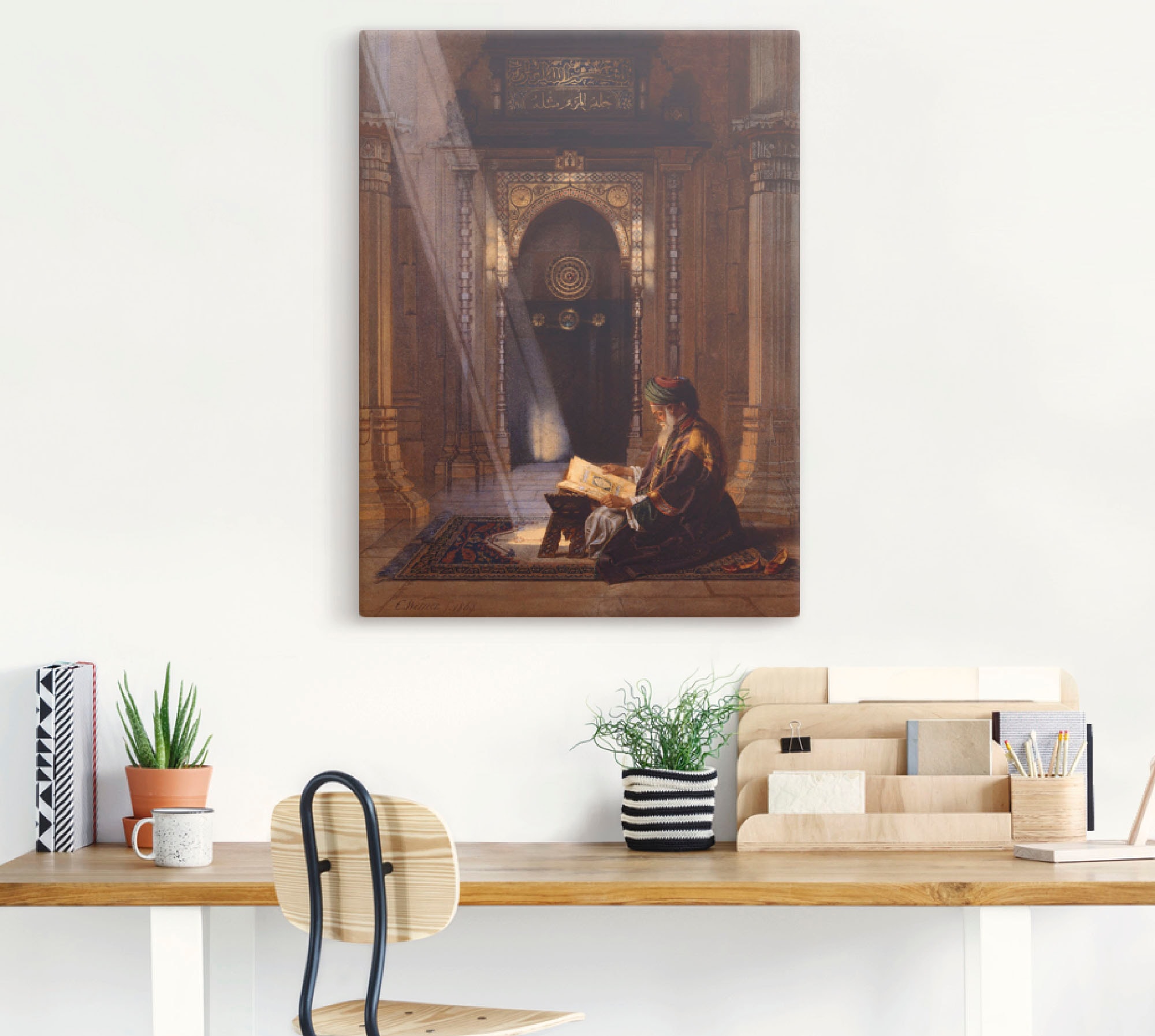 Artland Wandbild »In der Moschee.«, Religion, (1 St.), als Leinwandbild, Poster, Wandaufkleber in verschied. Größen