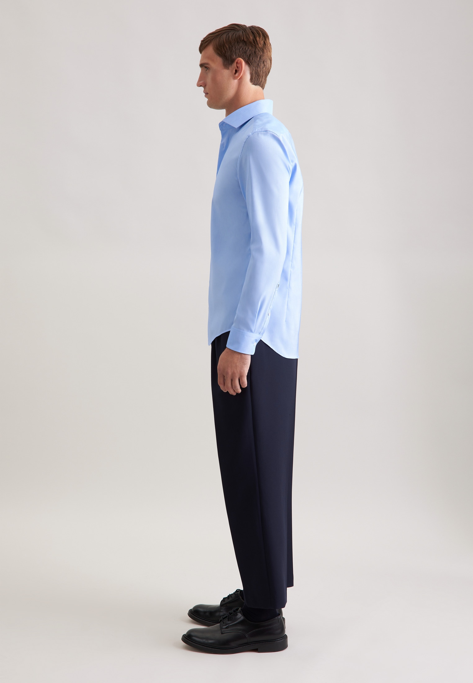 seidensticker Businesshemd »Schwarze Rose« Shaped 1/1 Kentkragen Uni