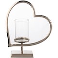 GILDE Windlicht »Amor«, (1 St.), aus Aluminium mit Glas-Zylinder
