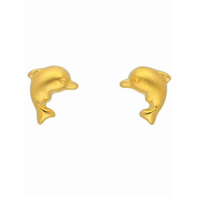 Adelia´s Paar Ohrhänger »1 Paar 585 Gold Ohrringe / Ohrstecker Delphin«,  585 Gold Goldschmuck für Damen kaufen | BAUR