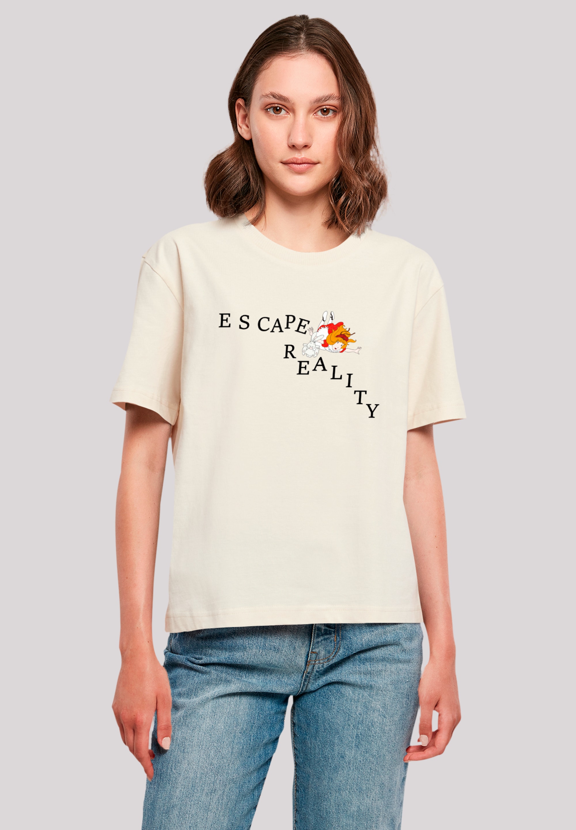 F4NT4STIC T-Shirt "Alice im Wunderland Escape Reality Falling", Retro, Hero günstig online kaufen