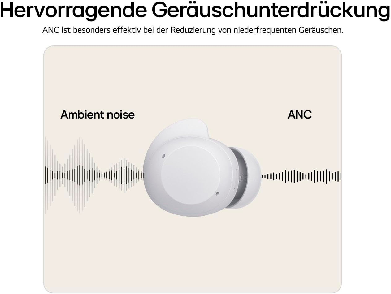 LG Kopfhörer »xboom Buds«, Bluetooth, Active Noise Cancelling (ANC), In-Ear-Kopfhörer mit ANC, Signature Sound und Graphen Treiber