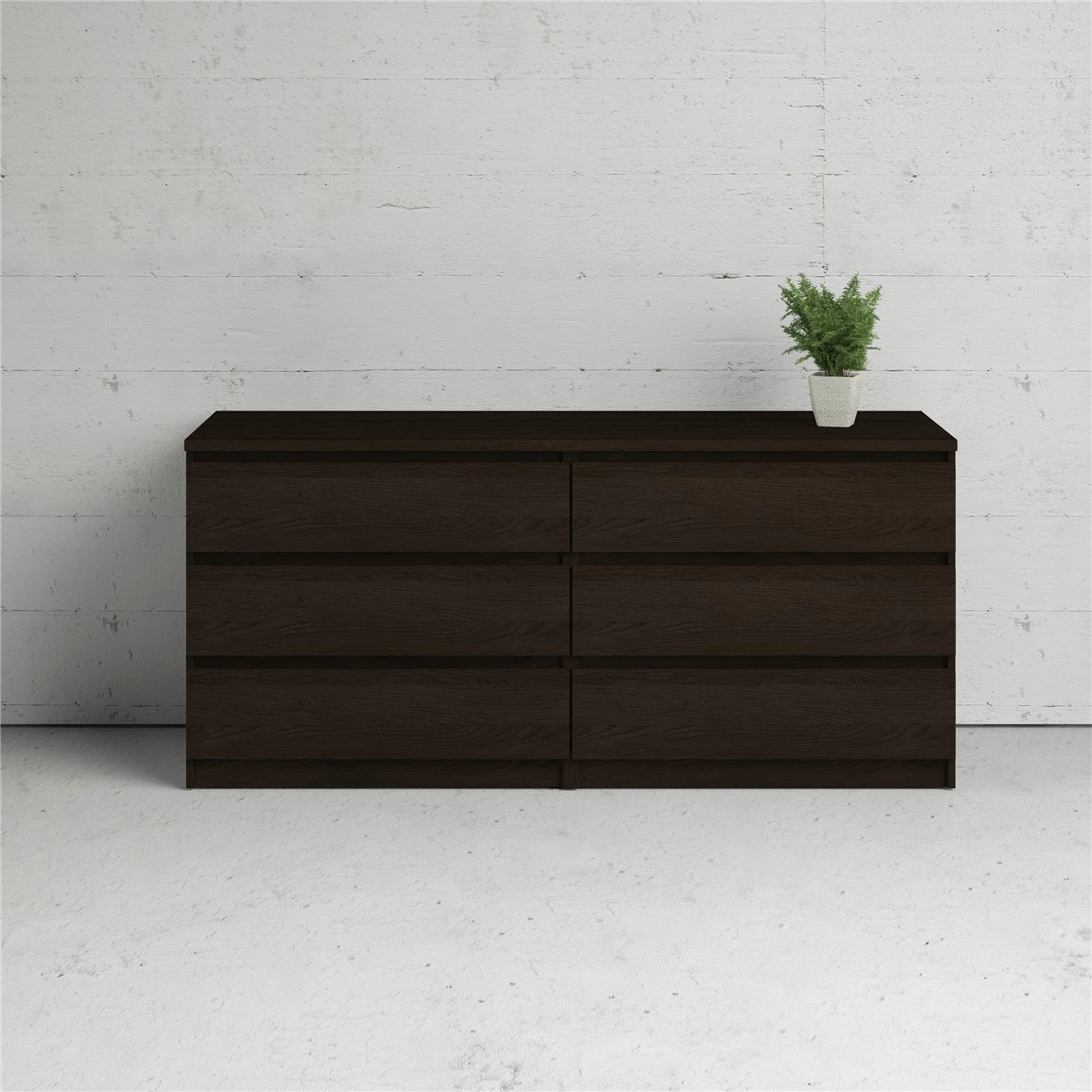 INOSIGN Kommode "Naia, Aufbewahrung, Schubladenschrank, Sideboard,", Sideboard mit 6 Schubladen, Breite 153 cm, Höhe 70 