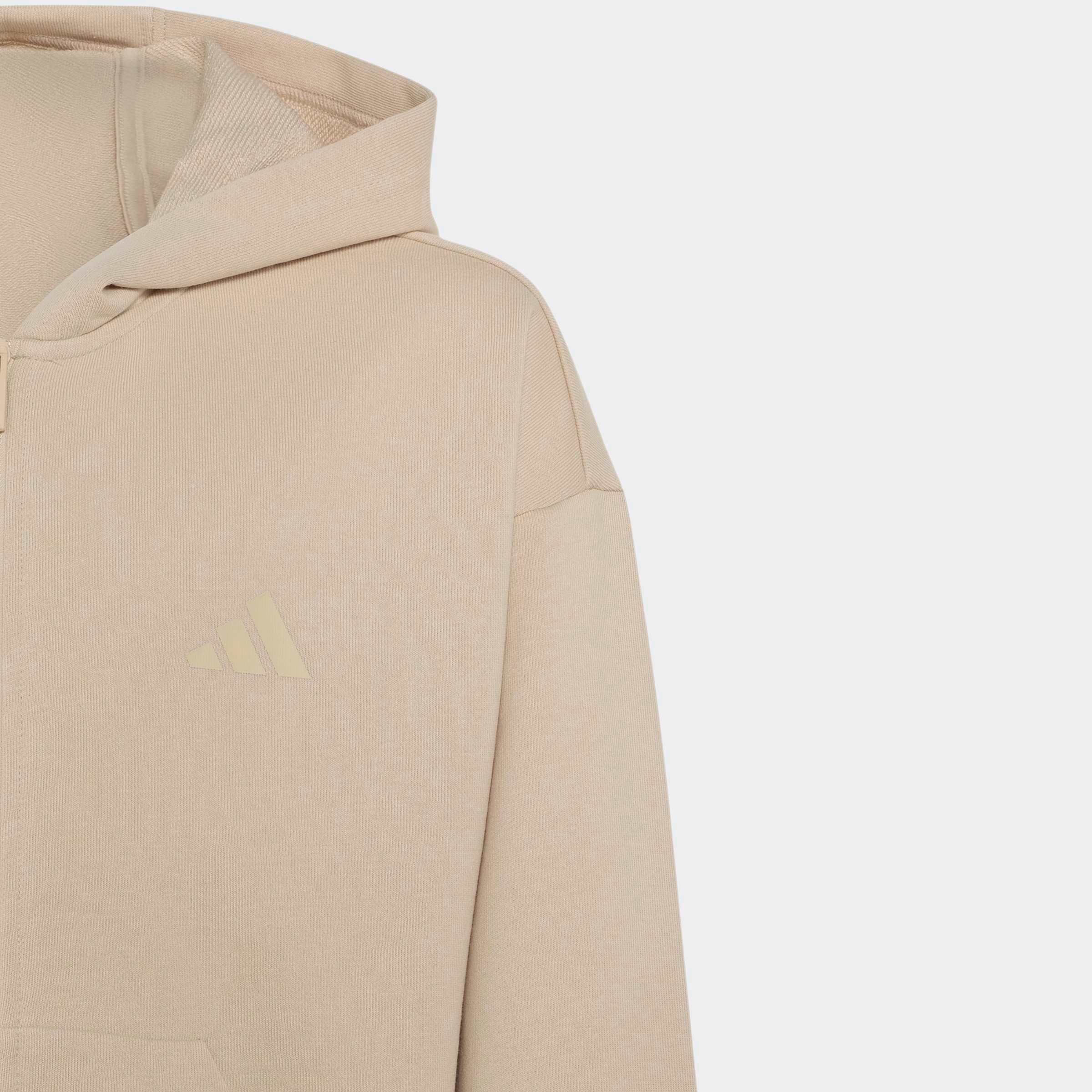 adidas Sportswear Kapuzensweatshirt »ESSENTIALS, DURCHGEHENDER REISSVERSCHLUSS«, für Kinder, mit Kapuze
