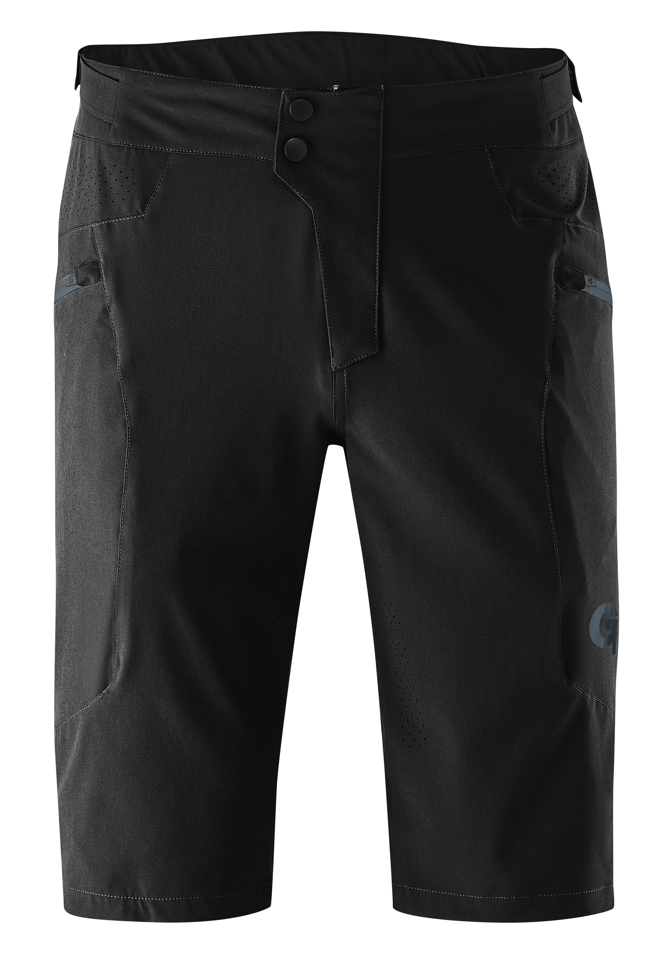 Gonso "VALDES" Herren Bike-Shorts, atmungsaktive MTB Fahrradhose, Bund regulierbar