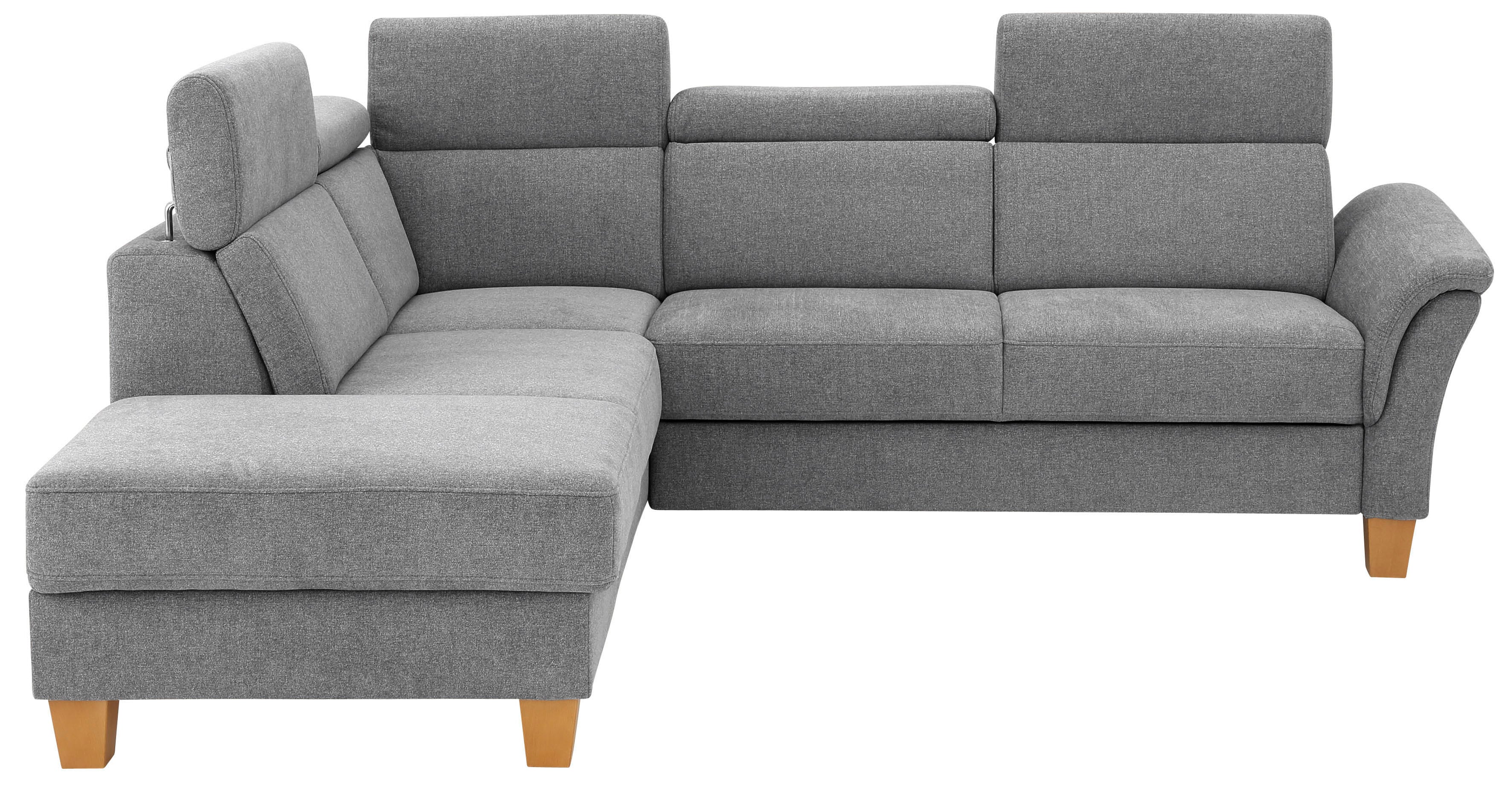 OTTO home Ecksofa "Conville L-Form" Federkern, wahlweise mit Schlaffunktion und Bettkasten bzw. Stauraum