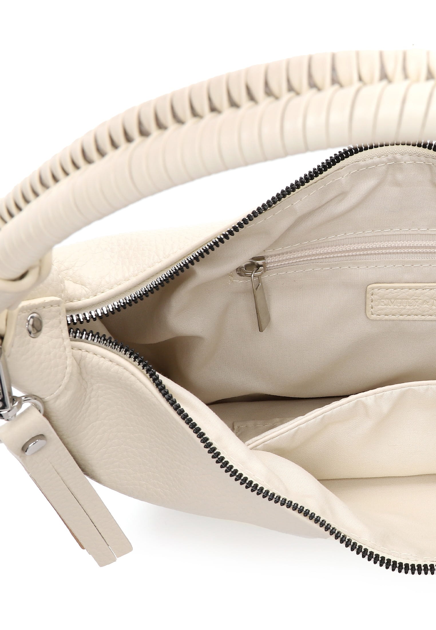 Beuteltasche EMILY & NOAH "Beutel E&N Jeanine", Damen, Gr. B/H/T: 38cm x 31cm x 10cm 0, beige (beige 400), Polyurethan, Taschen Beuteltasche 3