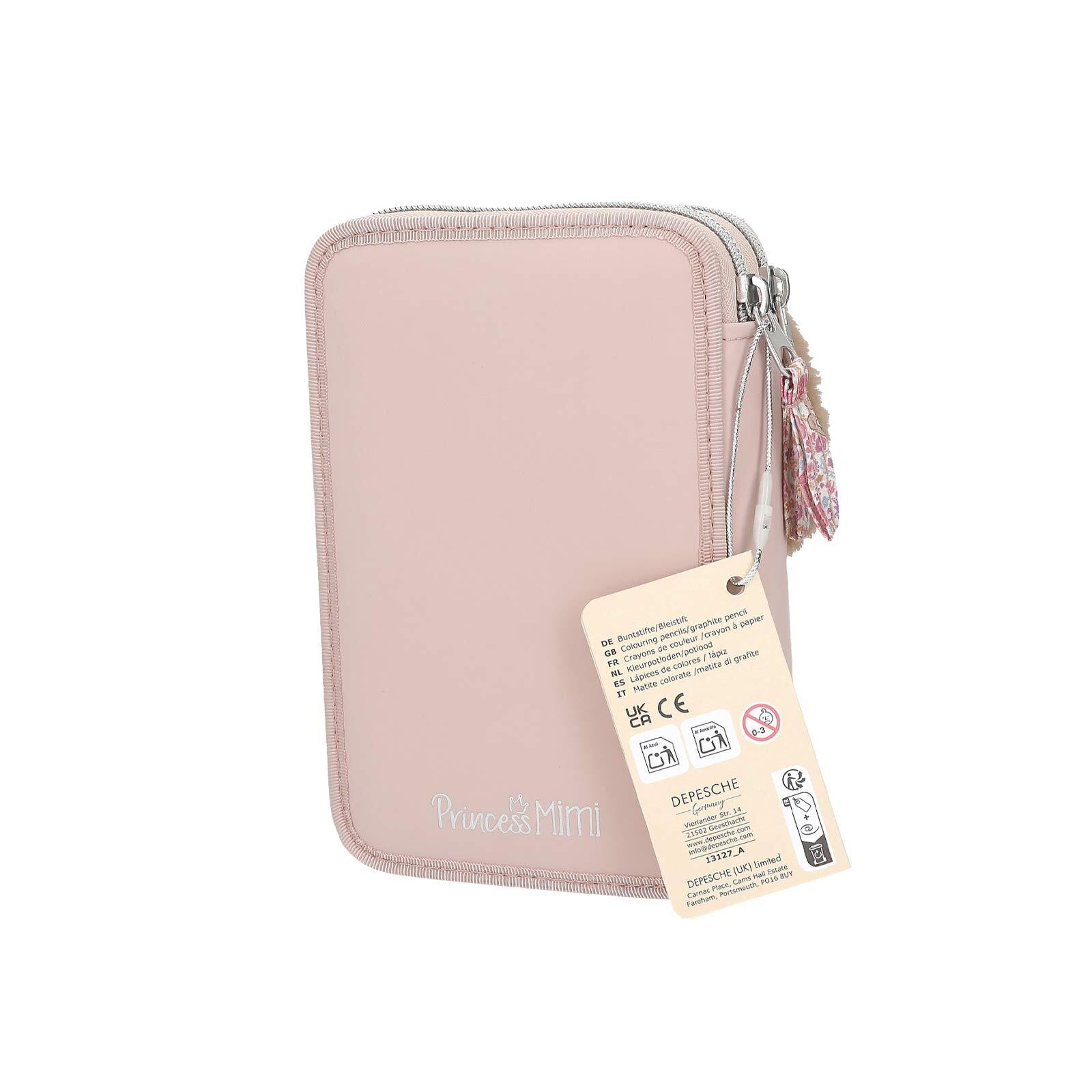 Depesche Buntstift »2-Fach Federtasche MILO Princess Mimi 5,5 x 12 x 19 cm bunt«