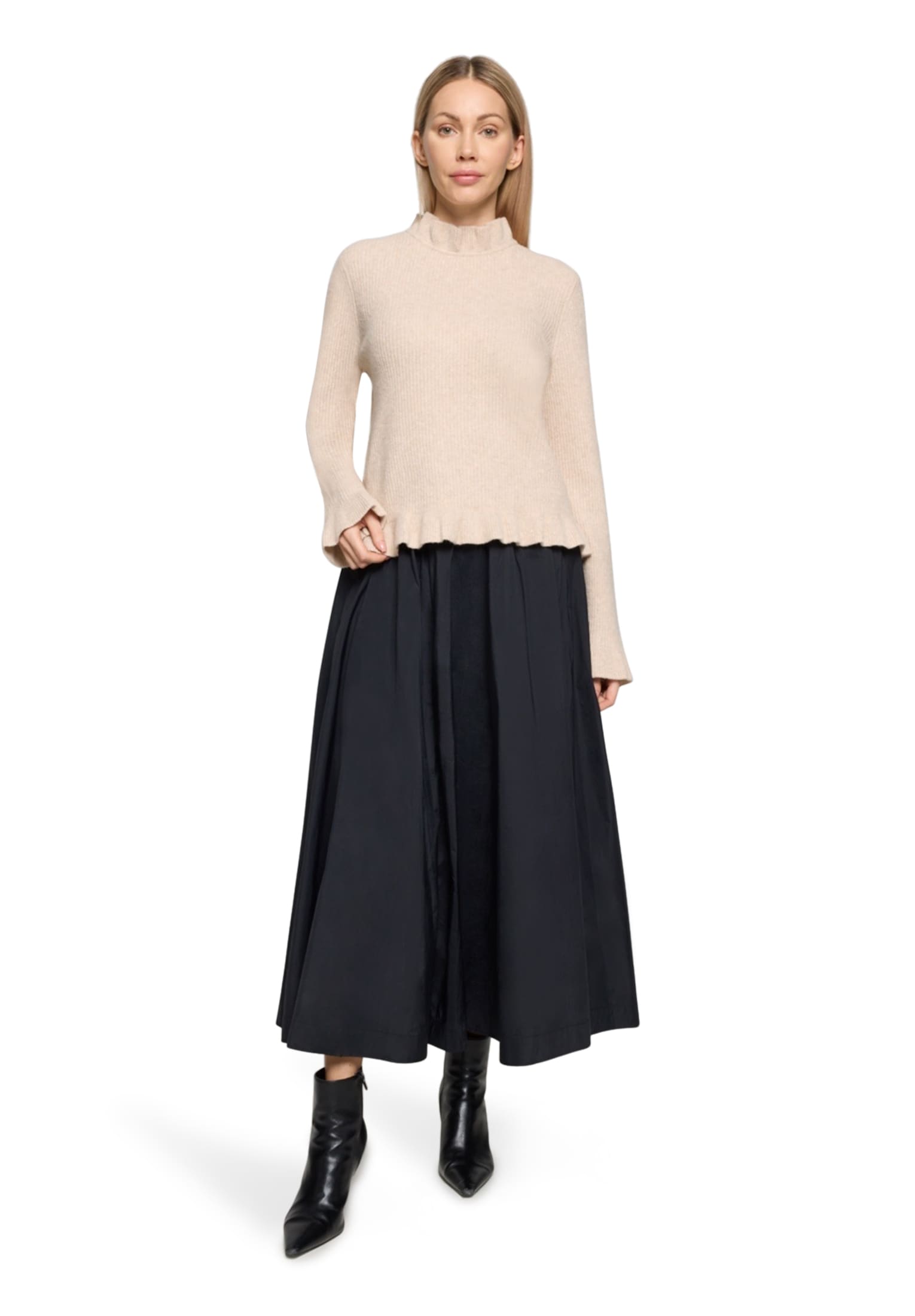 Cartoon Maxirock »Damen unifarben«