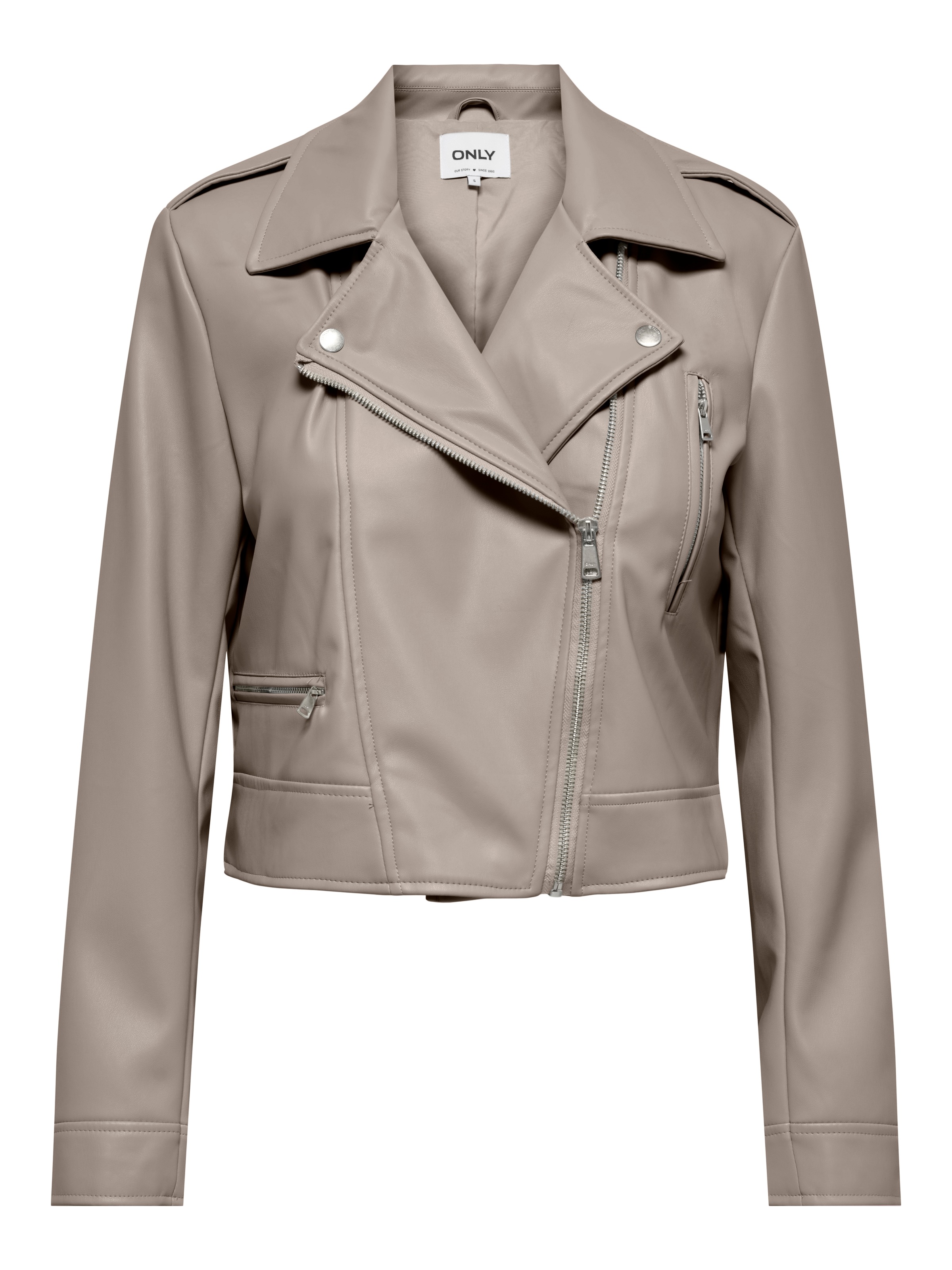 ONLY Lederimitatjacke "ONLCARMEN FAUX LEATHER BIKER CC OTW" mit asymmetrisc günstig online kaufen