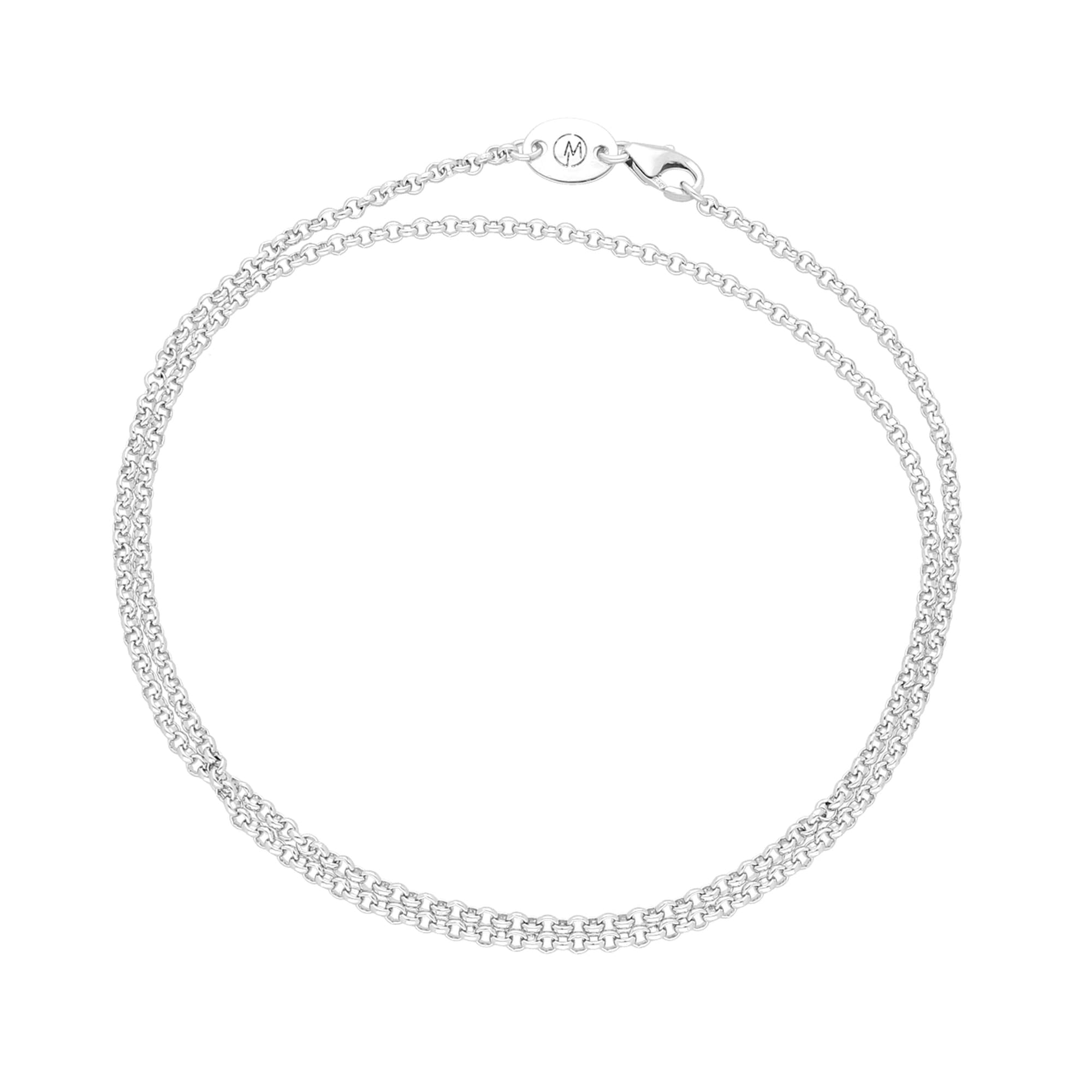 Silberkette »im Stil einer Erbskette, Silber 925«