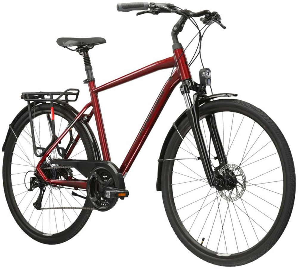 Kross Trekkingrad »Trekkingrad Trans 4.0 rot 21 Gänge«, 21 Gang, Shimano, ACERA M3020 Schaltwerk, Kettenschaltung
