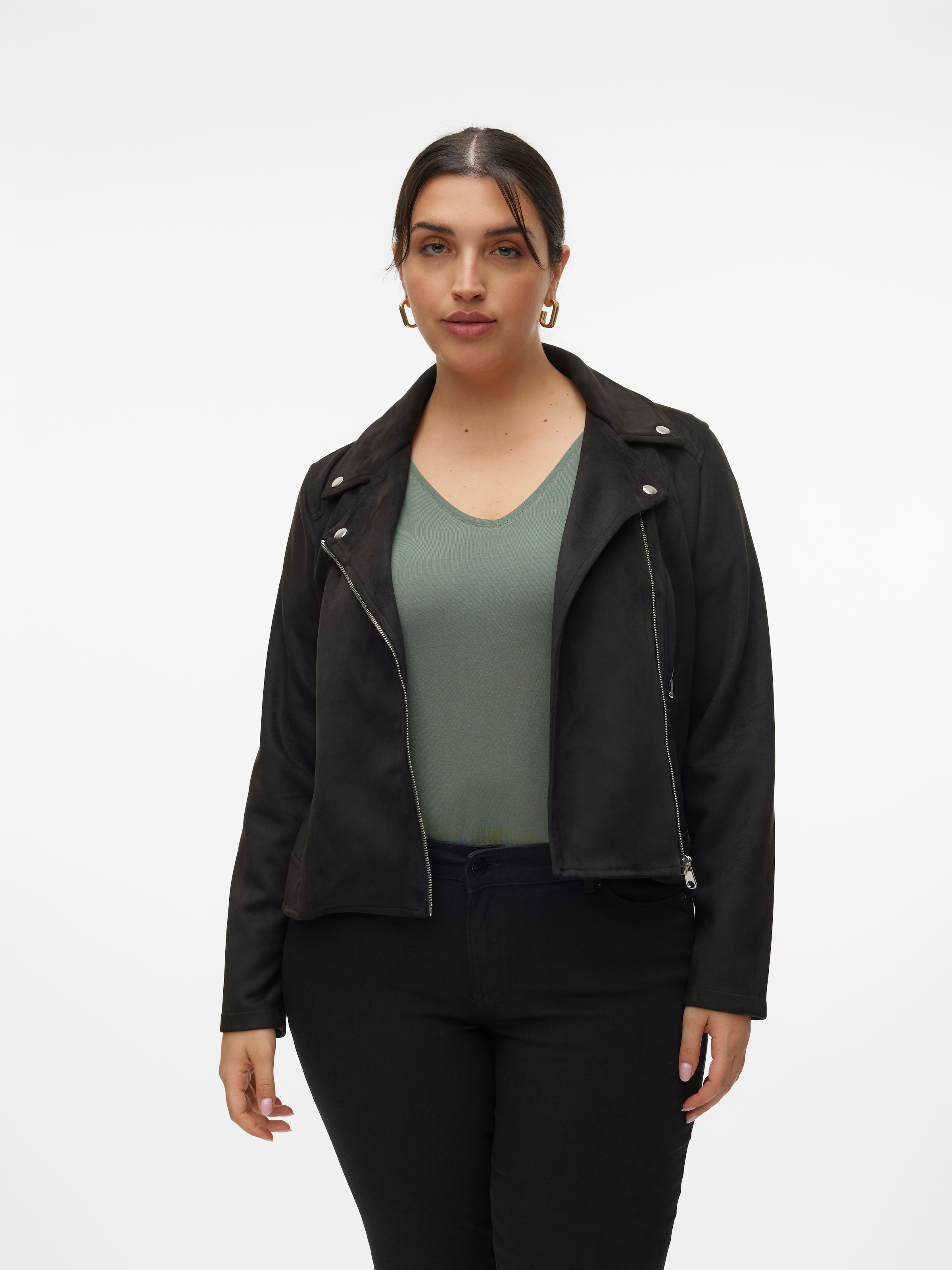 Vero Moda Curve Bikerjacke "VMCJOSE SHORT JACKET NOOS CUR" günstig online kaufen