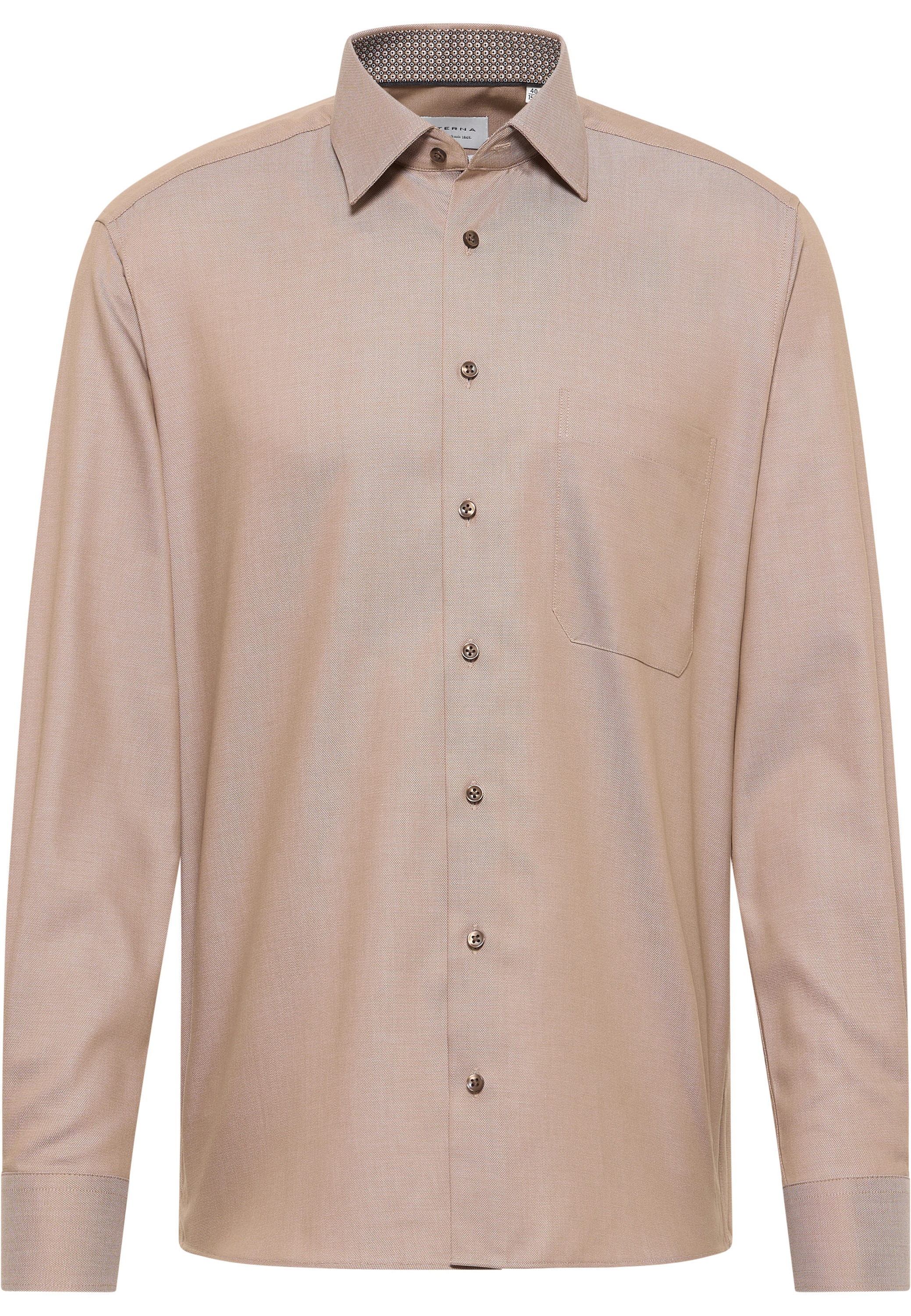 Eterna Langarmhemd »COMFORT FIT« NON IRON (bügelfrei)