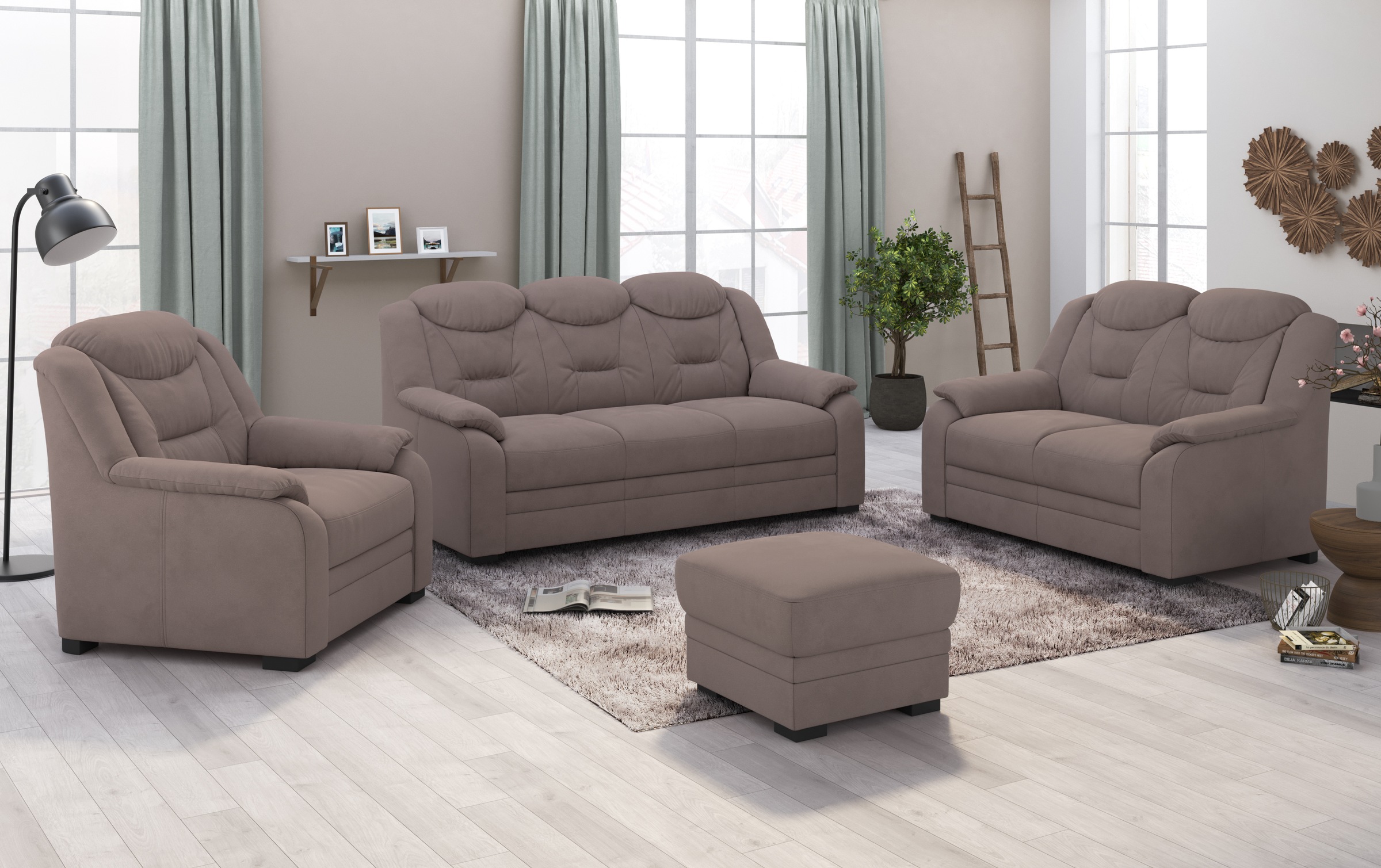 COTTA 3-Sitzer "Marcus" Sofa mit hoher Rückenlehne günstig online kaufen