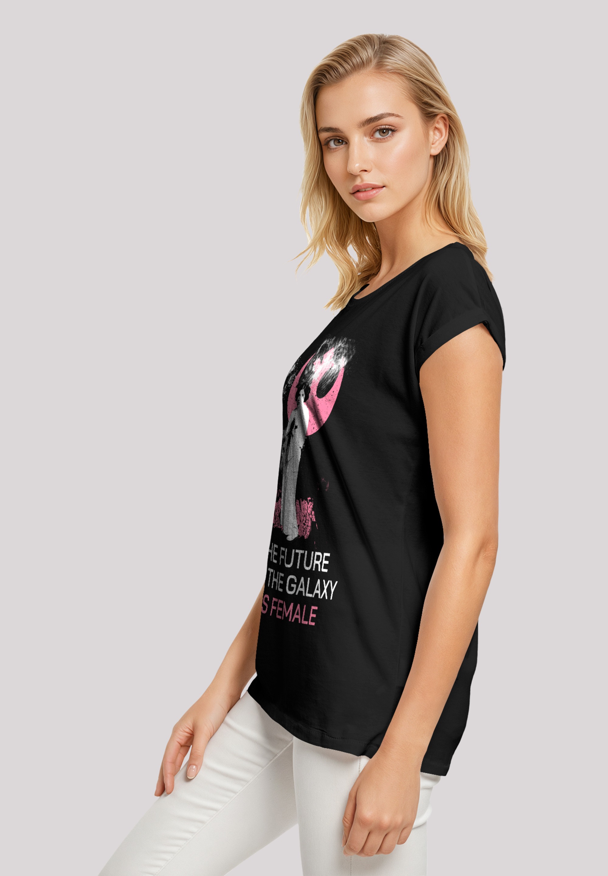 F4NT4STIC T-Shirt »Star Wars Leia The Future is female«, Premium Qualität