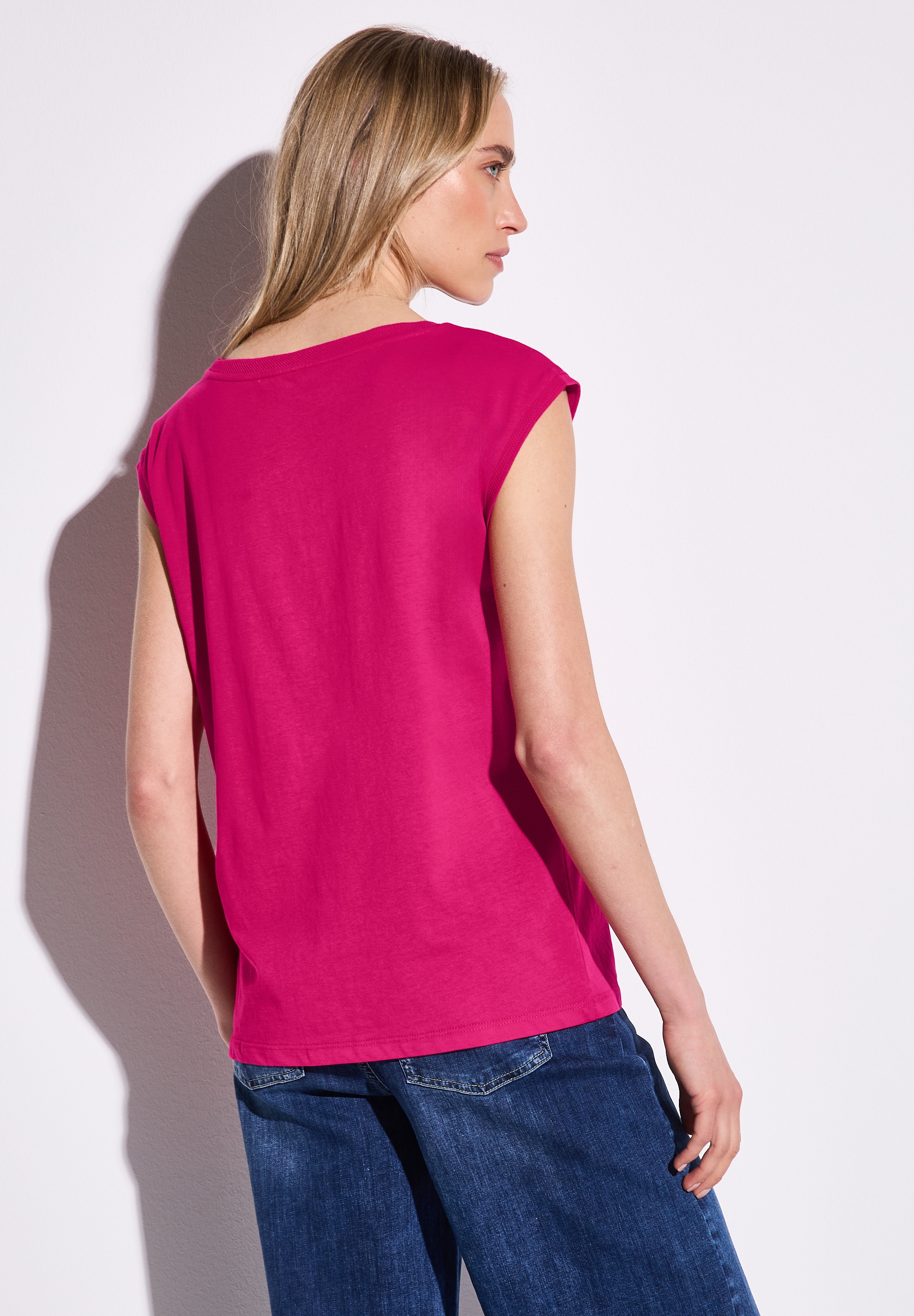 STREET ONE T-Shirt, aus reiner Baumwolle