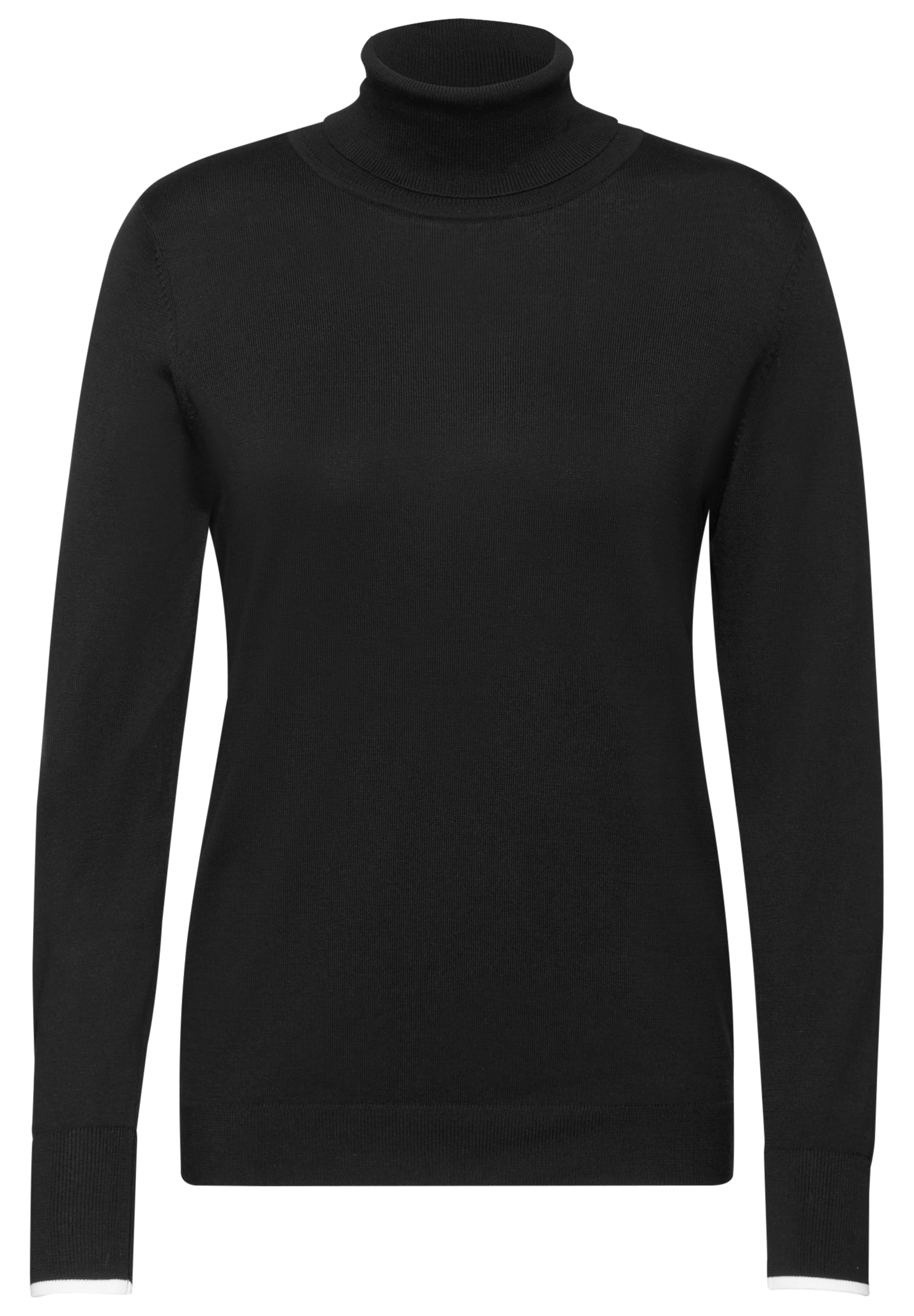 Cecil Rollkragenpullover, aus Baumwolle mit Stretchanteil