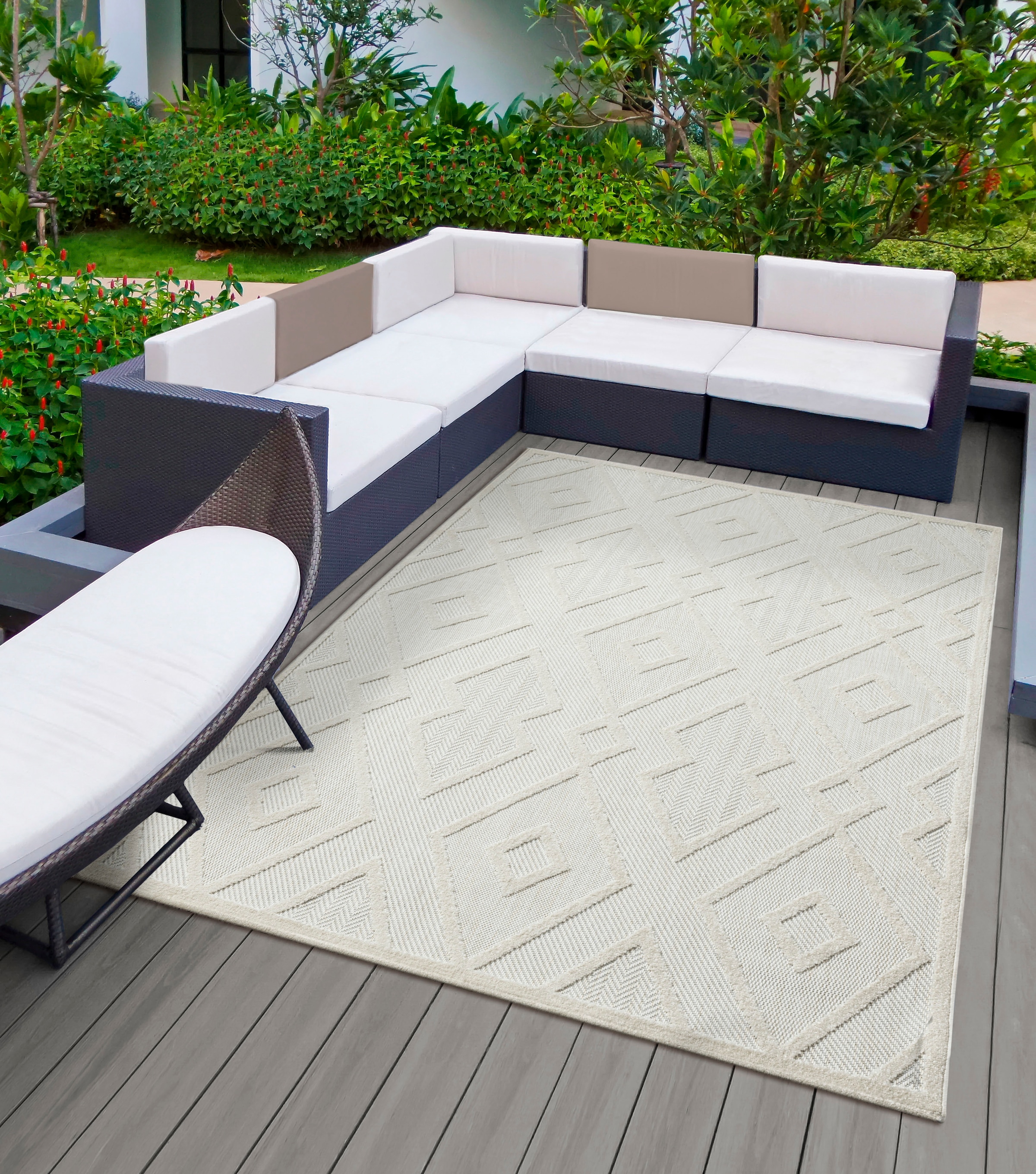merinos Teppich "Tenerife 54085" rechteckig 5 Höhe In- und Outdoor geeignet günstig online kaufen