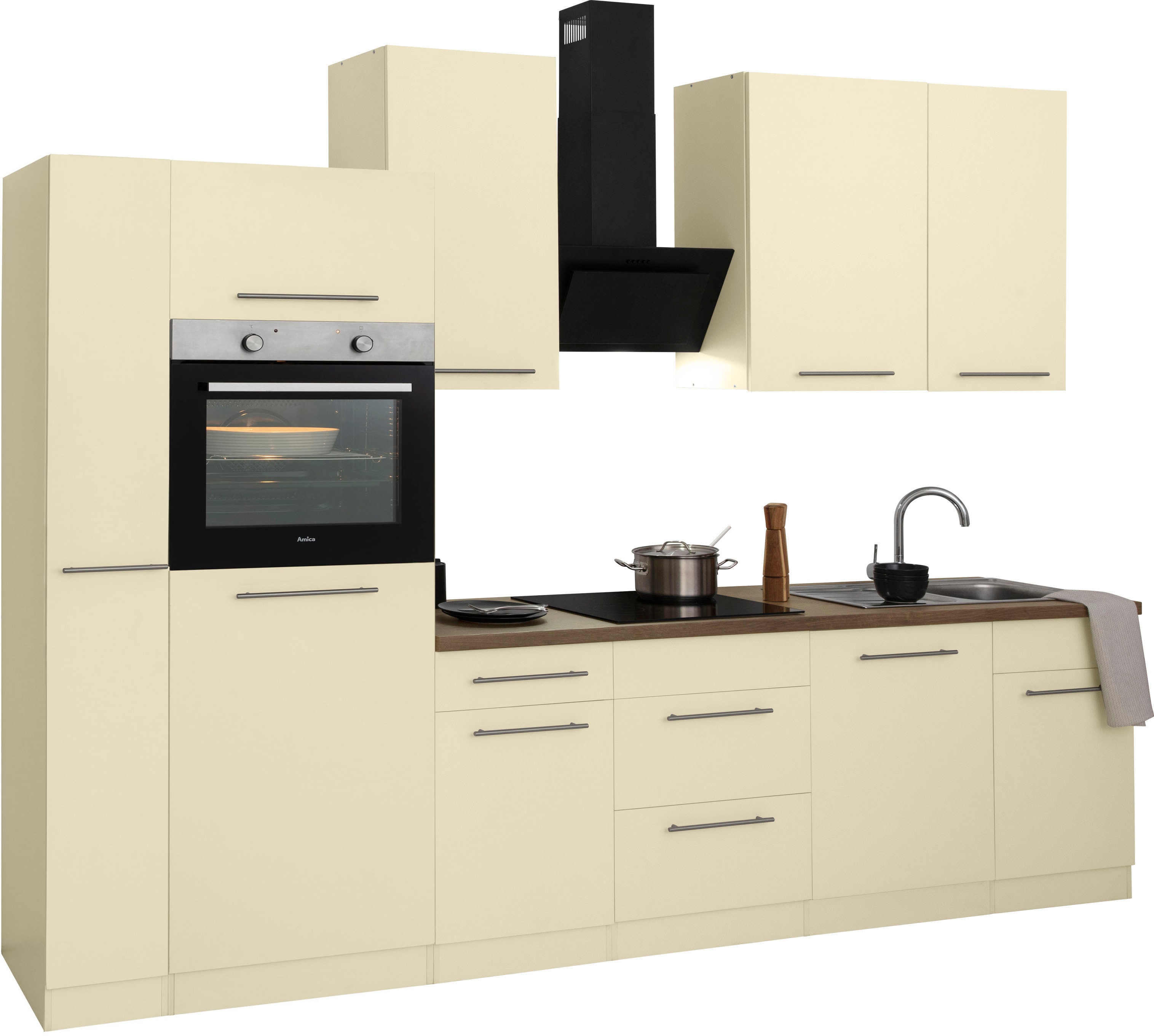 wiho Küchen "Unna" ohne E-Geräte, Breite 310 cm