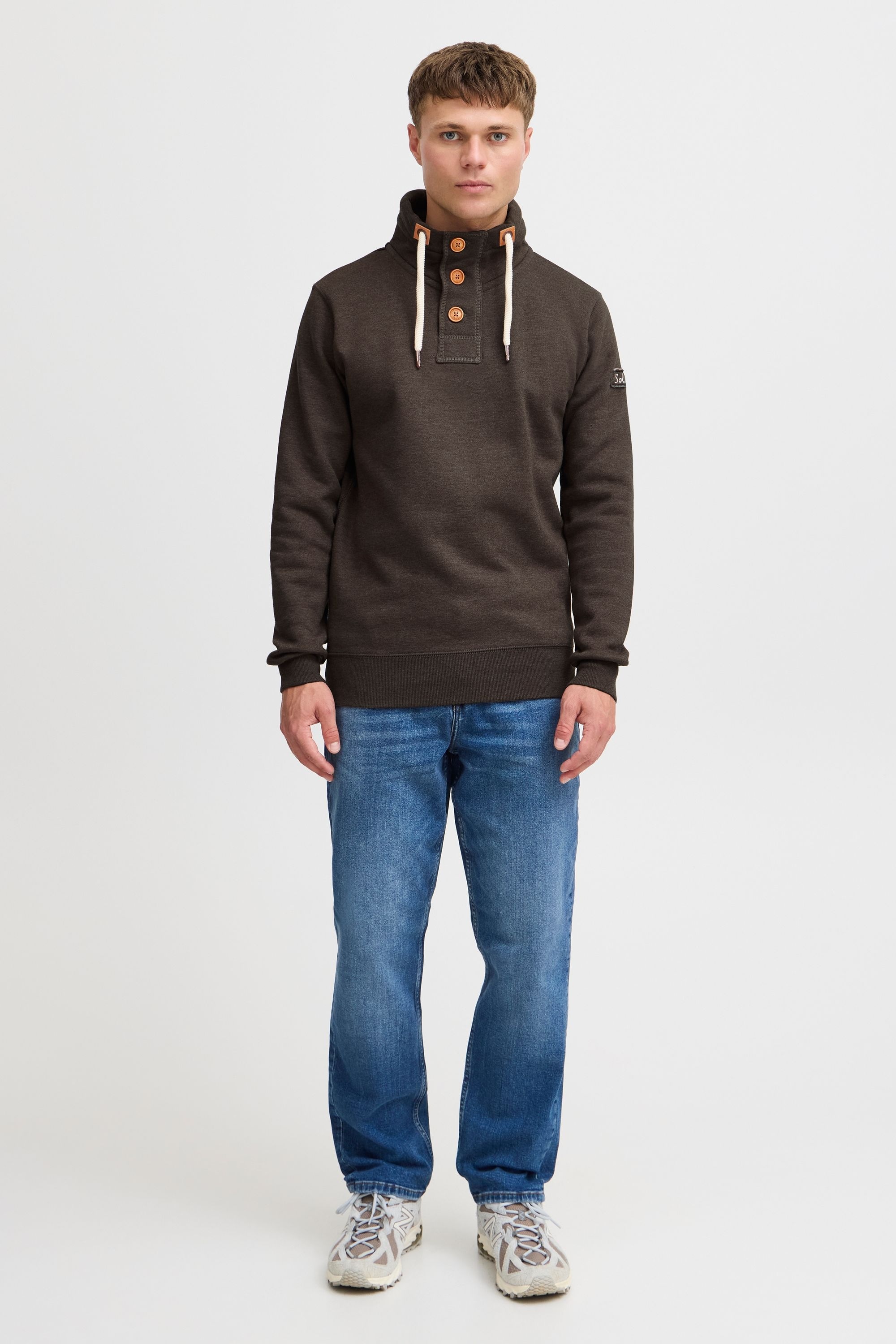 !Solid Stehkragenpullover »Stehkragenpullover SDTripTroyer«
