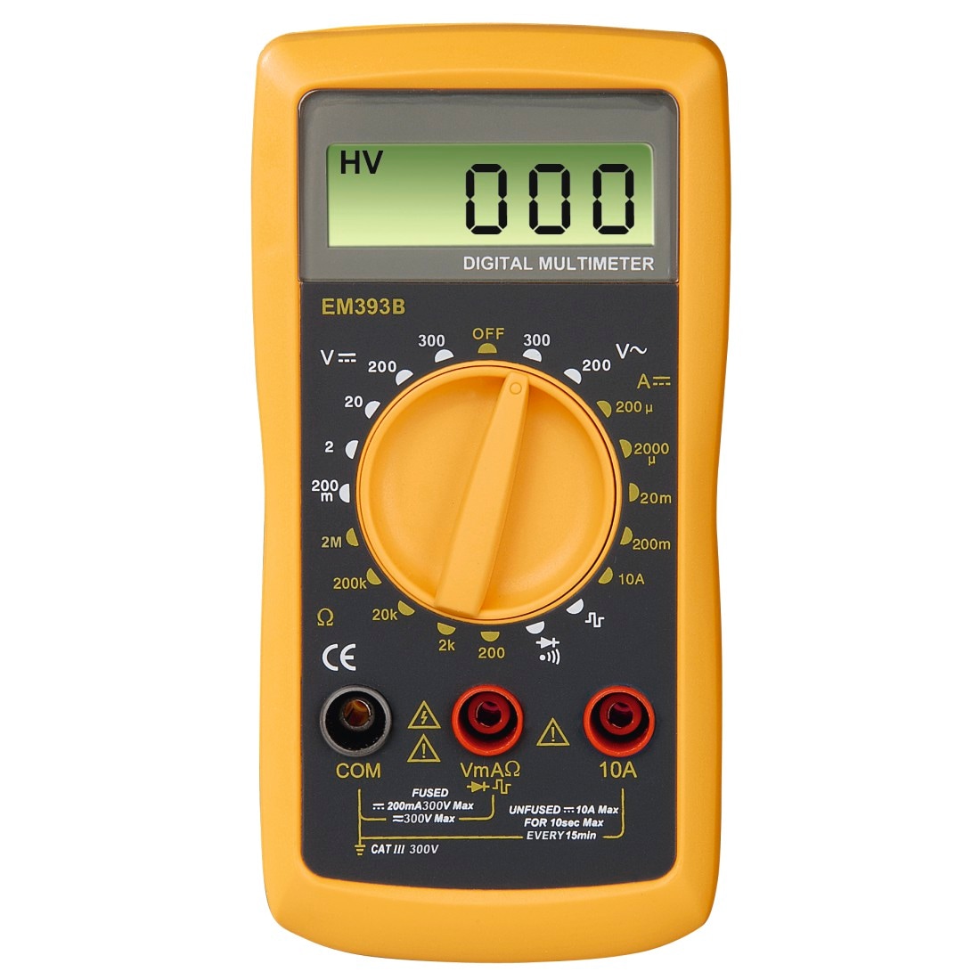 Hama Multimeter »Digitalmultimeter zum Messen von Spannung, Strom und Widerstand, 300V«