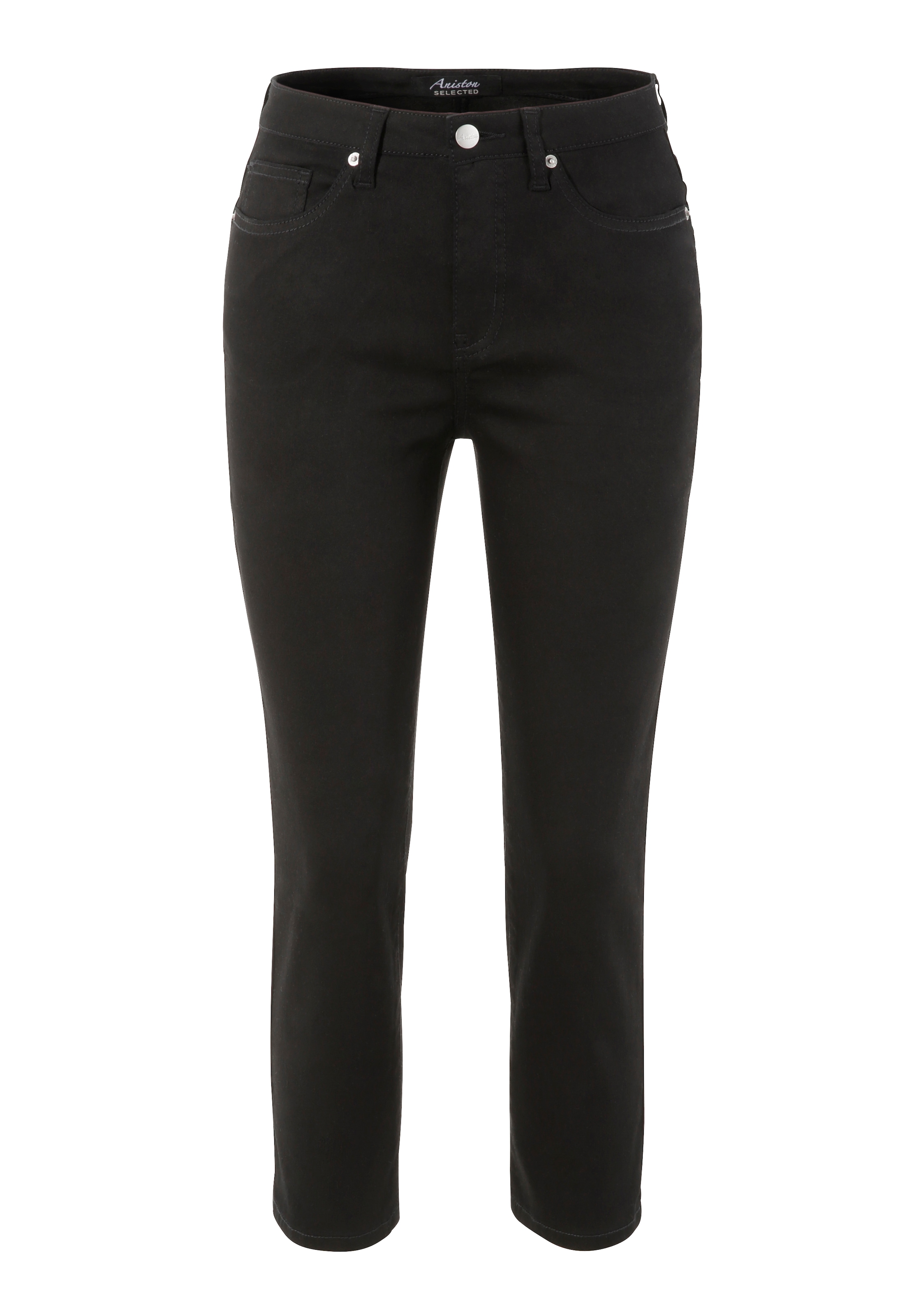 Straight-Jeans, Länge bestellen | für BAUR Aniston in verkürzter cropped SELECTED
