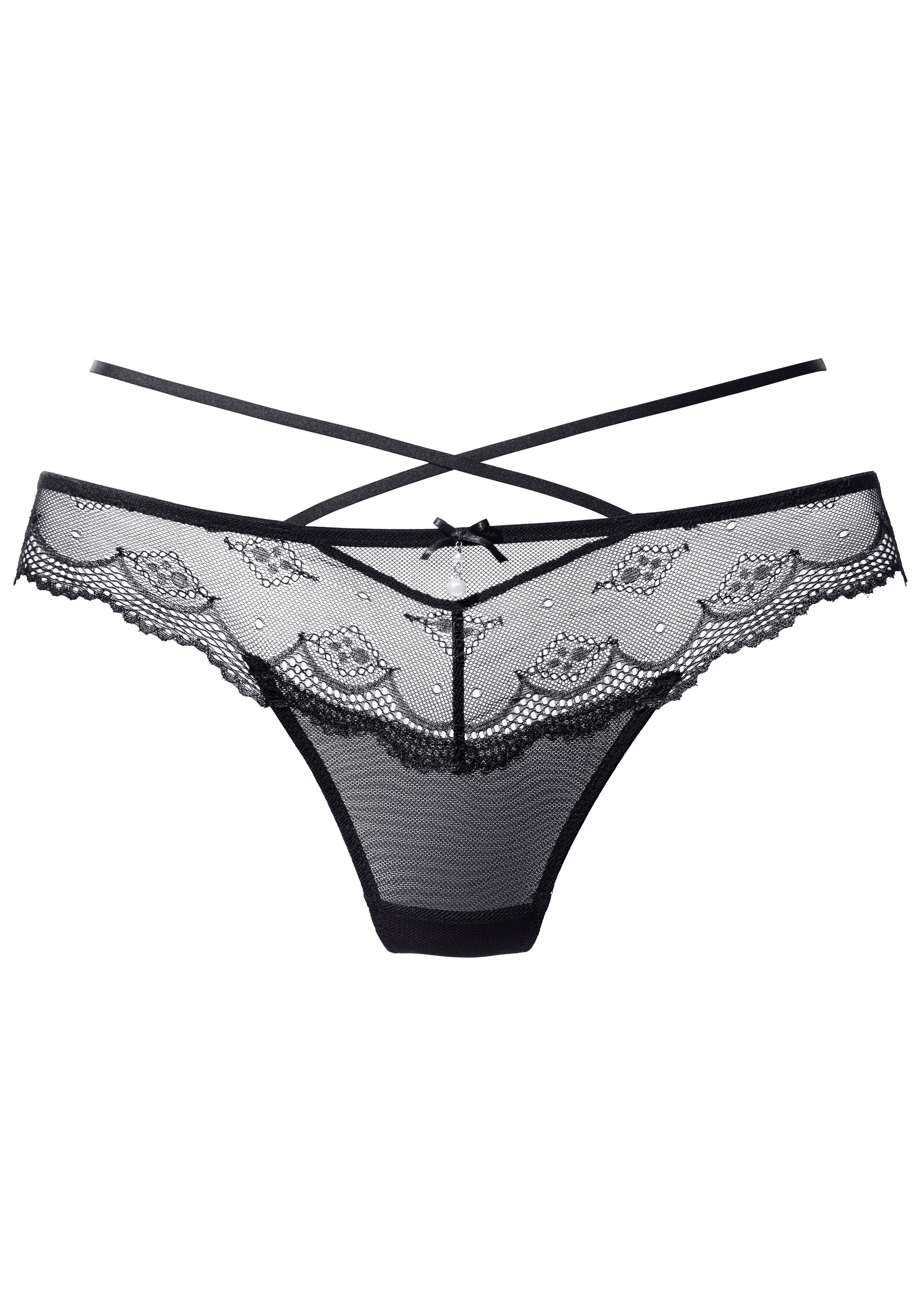 LASCANA Tanga mit verführerischem Bändchen günstig online kaufen