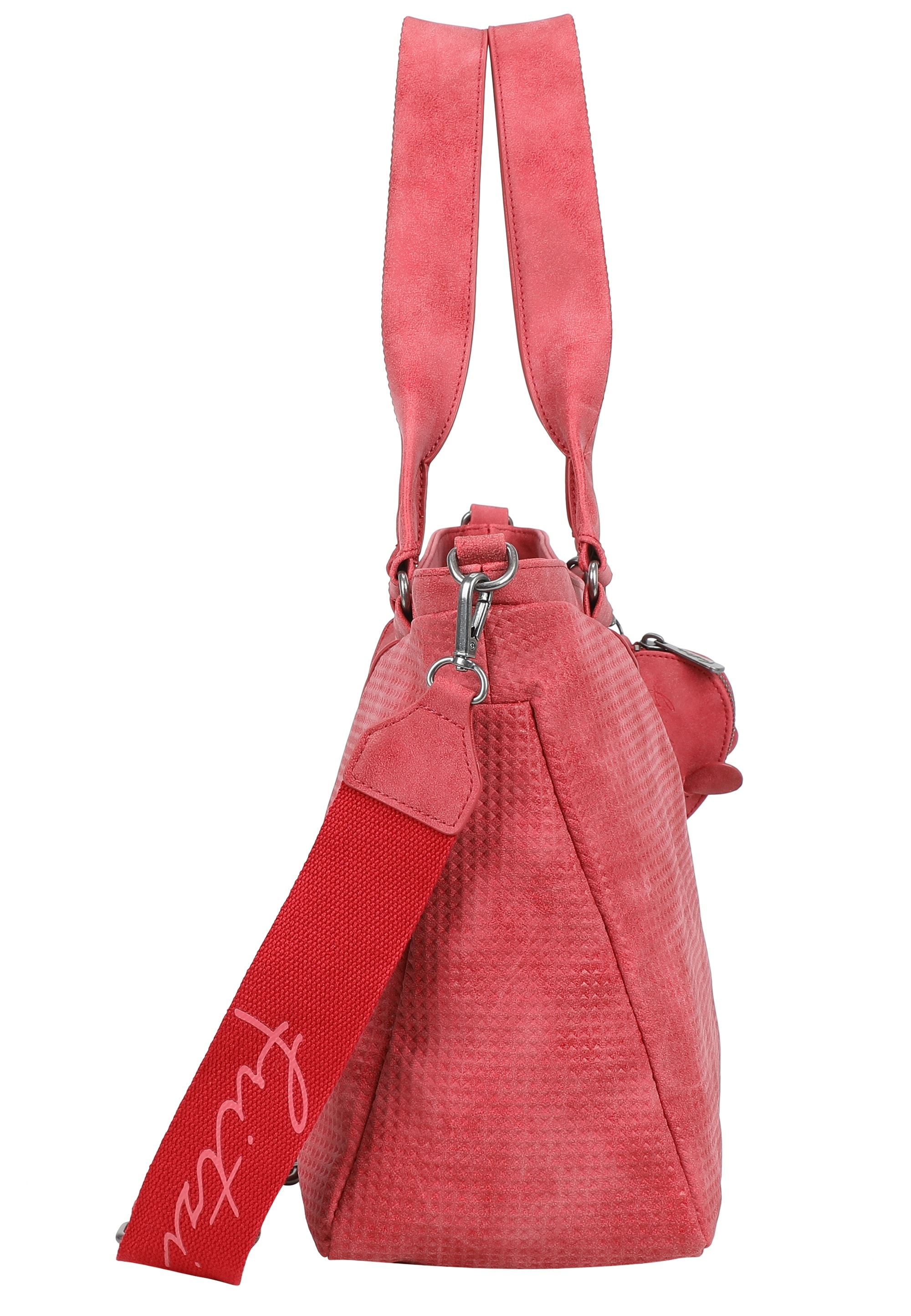 Fritzi aus Preußen Henkeltasche »Joly Waffly Black« mit kleiner Retro-Pocket-Maus extra