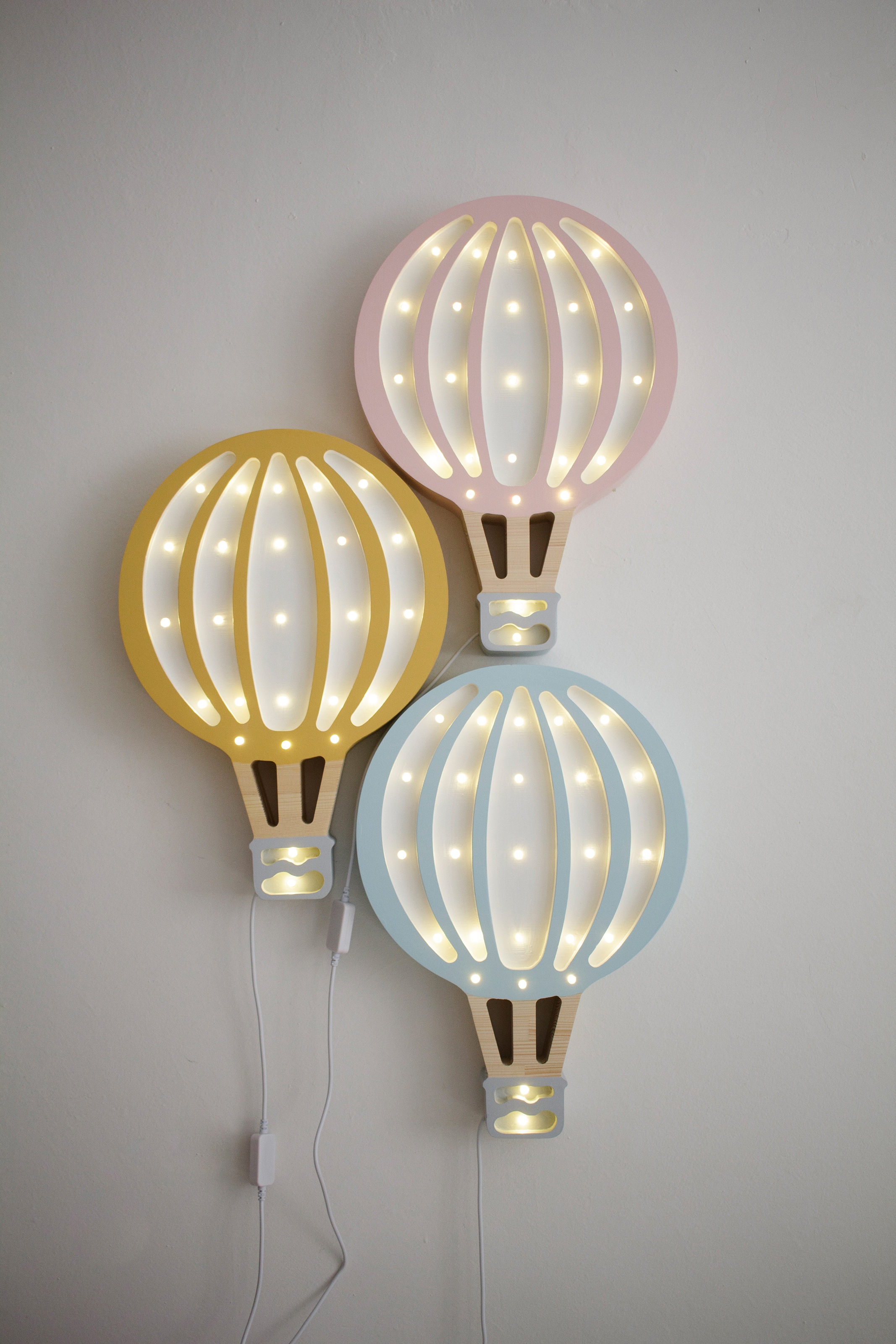 little | Made »Heißluftballon«, in lights Dimmer Wandleuchte Fernbedienung, BAUR Europe LED Timer, mit und