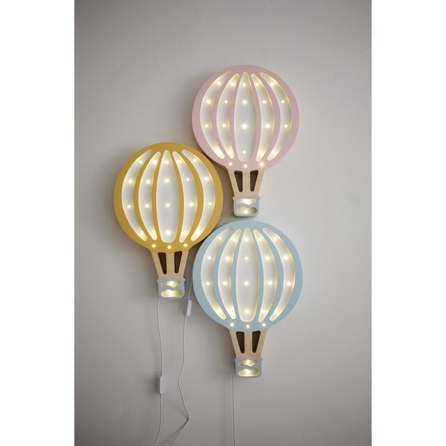 little lights LED Wandleuchte »Heißluftballon«, mit Dimmer und  Fernbedienung, Timer, Made in Europe | BAUR