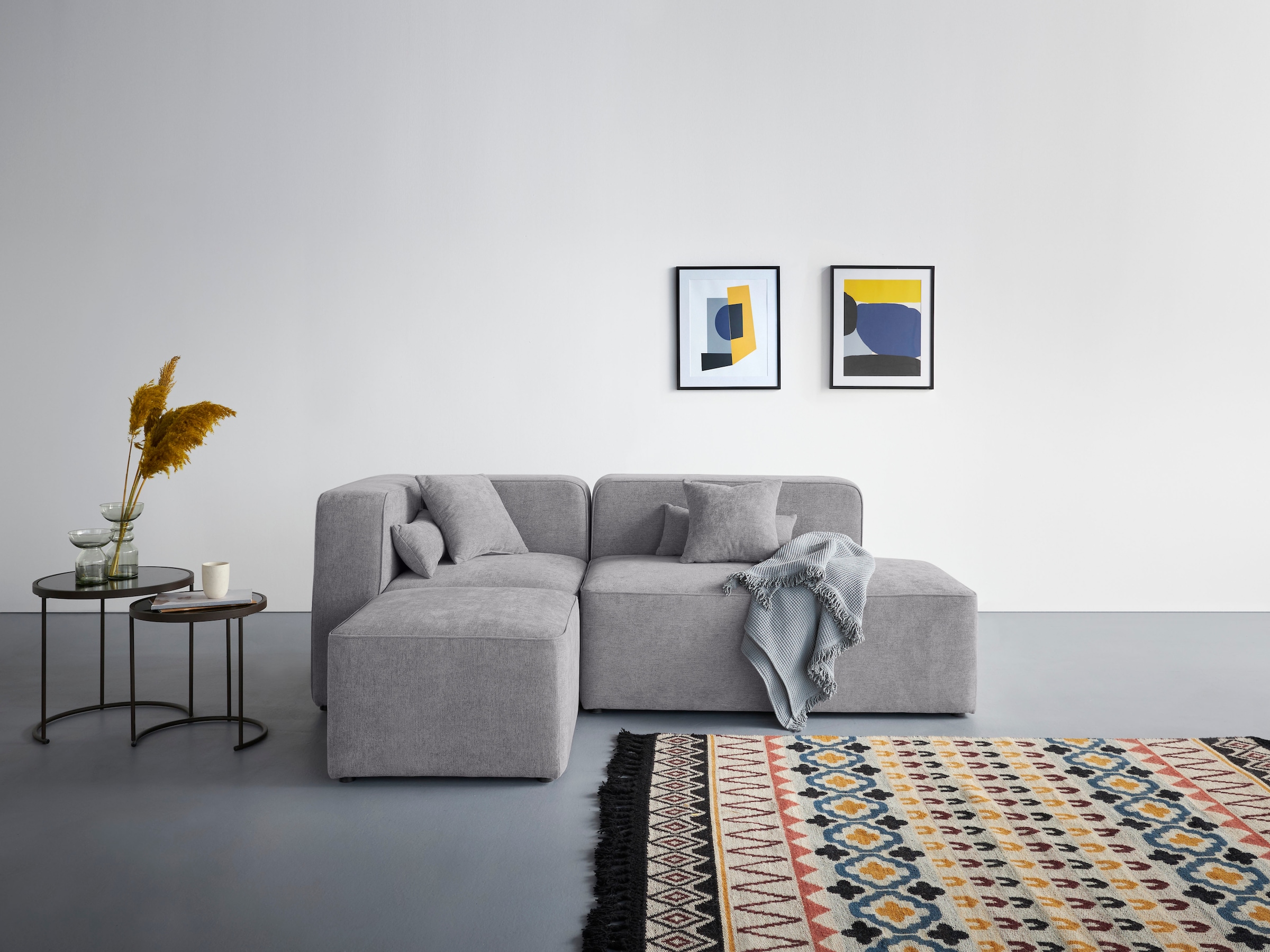 andas Ecksofa "Sundstrup L-Form", Modulserie, individuelle Zusammenstellung günstig online kaufen