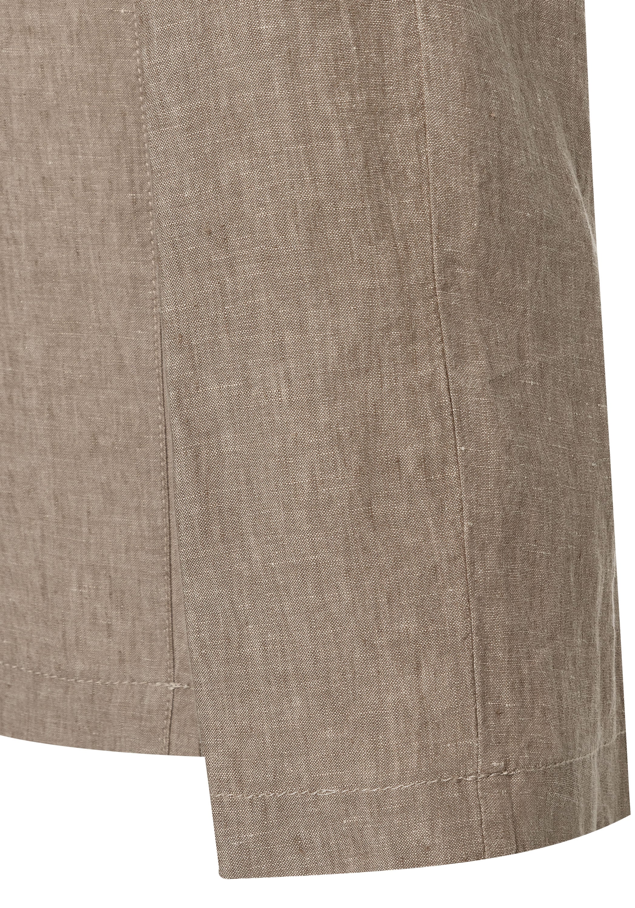 MAC Leinenhose »NORA cropped«, temperaturausgleichend und angenehm auf der Haut