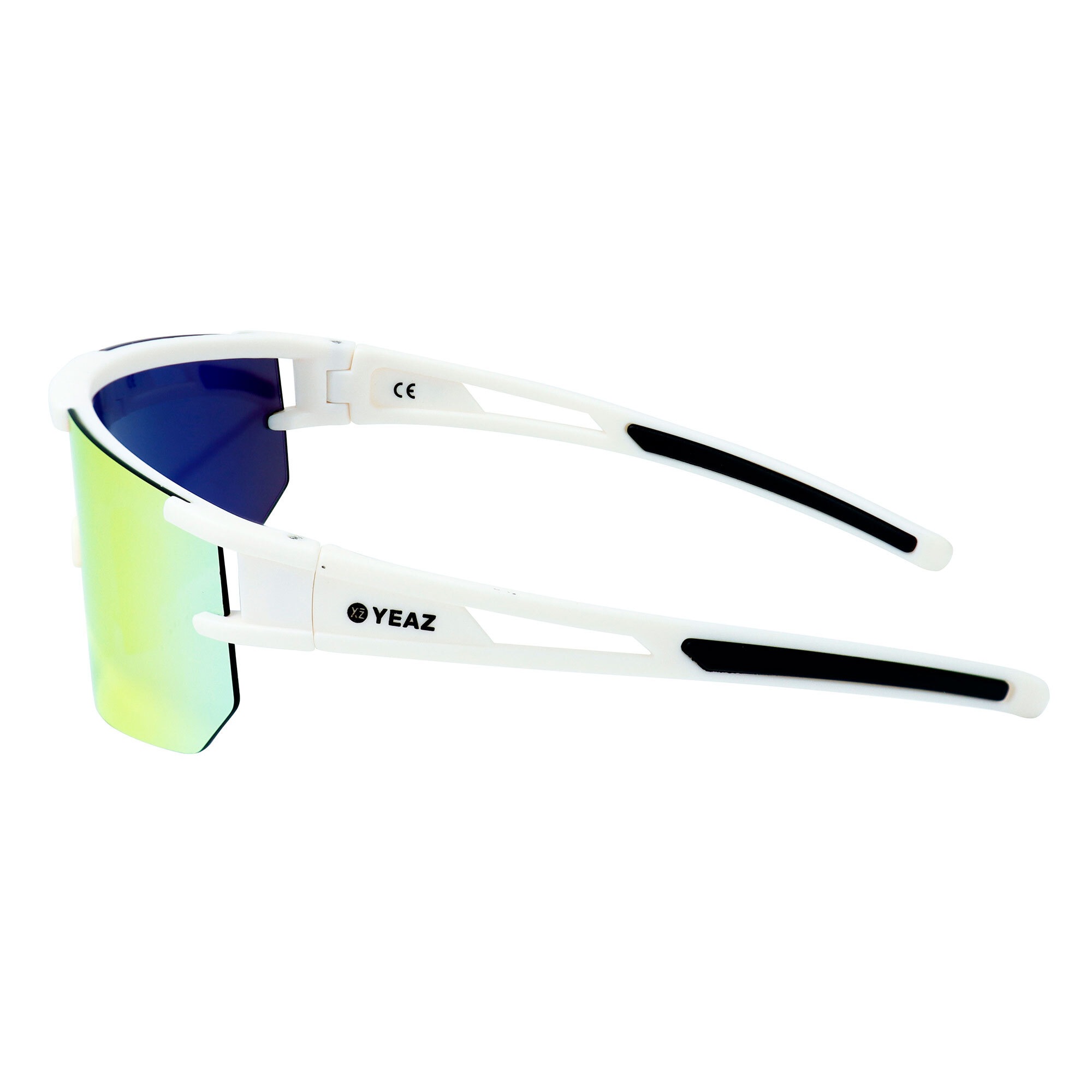 YEAZ Sportbrille »Sport-Sonnenbrille Creme White/Mango Red SUNSPARK«