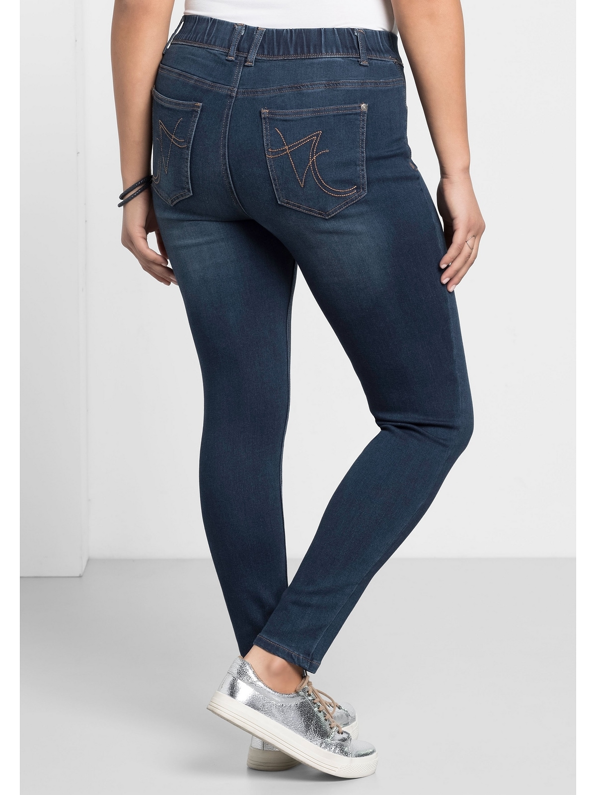 Sheego Jeansjeggings "Große Größen", Power-Stretch-Qualität günstig online kaufen