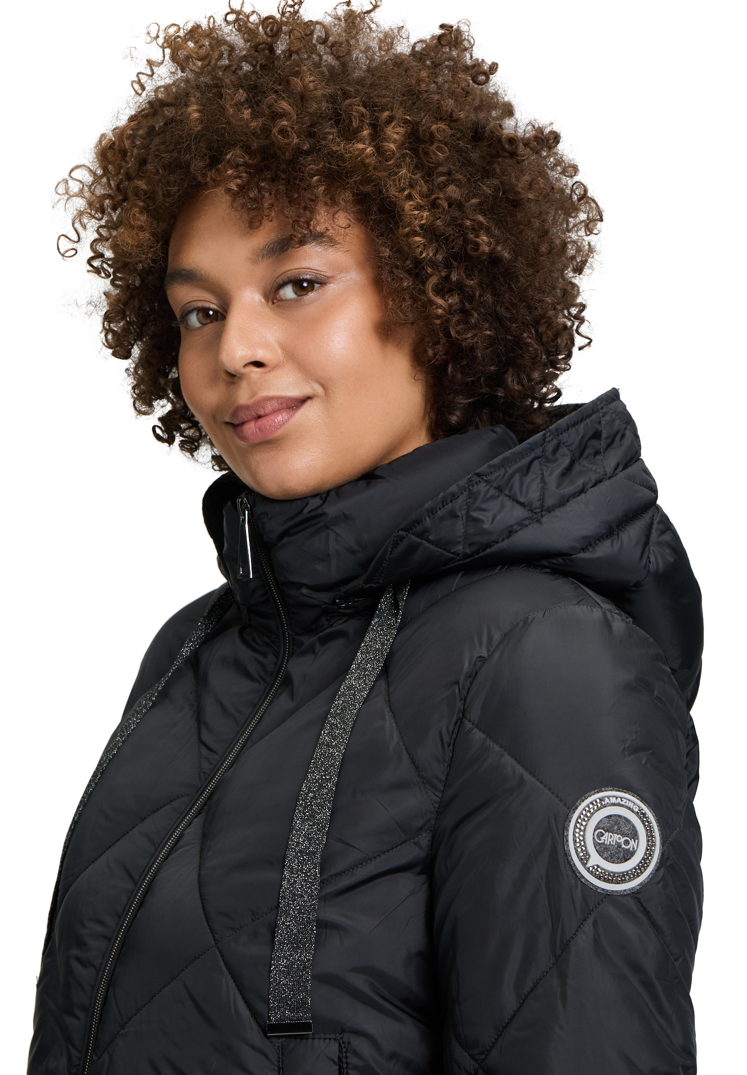 Cartoon Outdoorjacke »Cartoon Damen Outdoorjacke mit Kapuze«, mit Kapuze