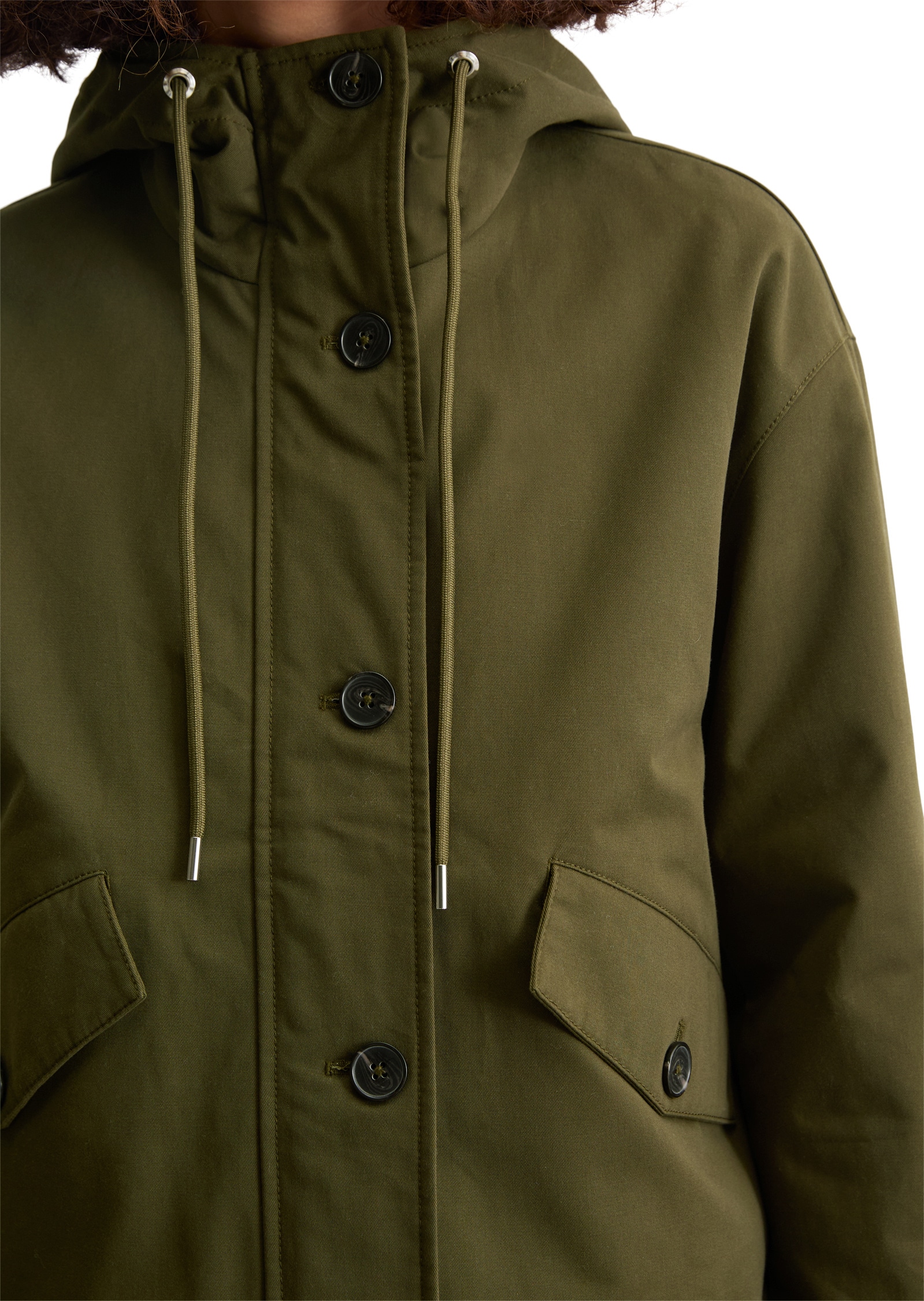 Marc O'Polo Outdoorjacke »aus gepeachtem Baumwoll-Twill«