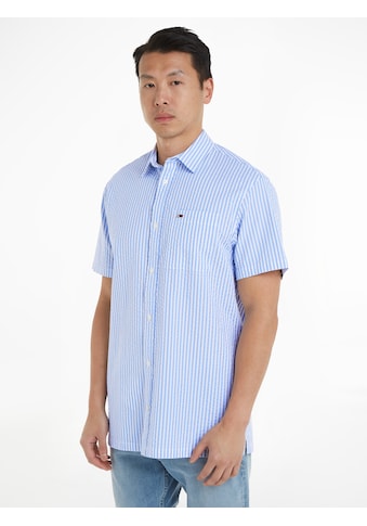 Kurzarmhemd »TJM REG STRIPE SEERSUCKER SHIRT«