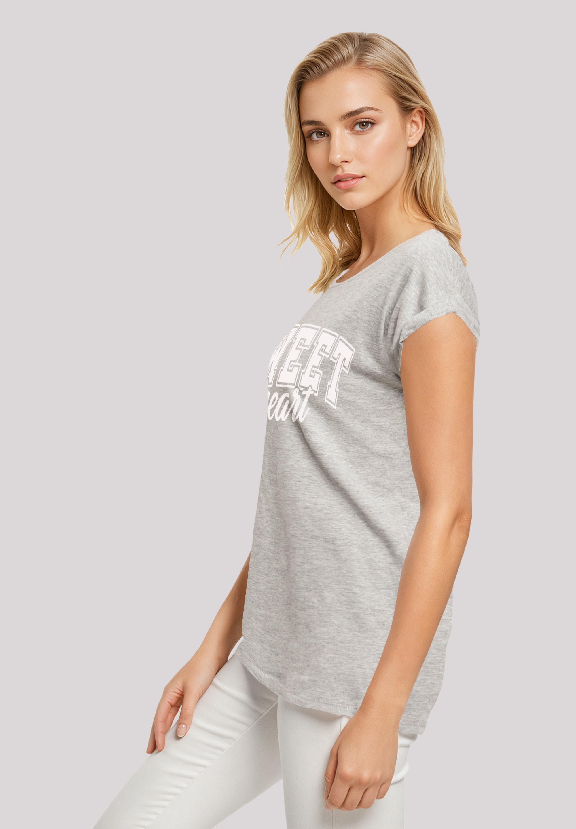 F4NT4STIC T-Shirt »Sweet Heart Uni Valentinstag«, Premium Qualität