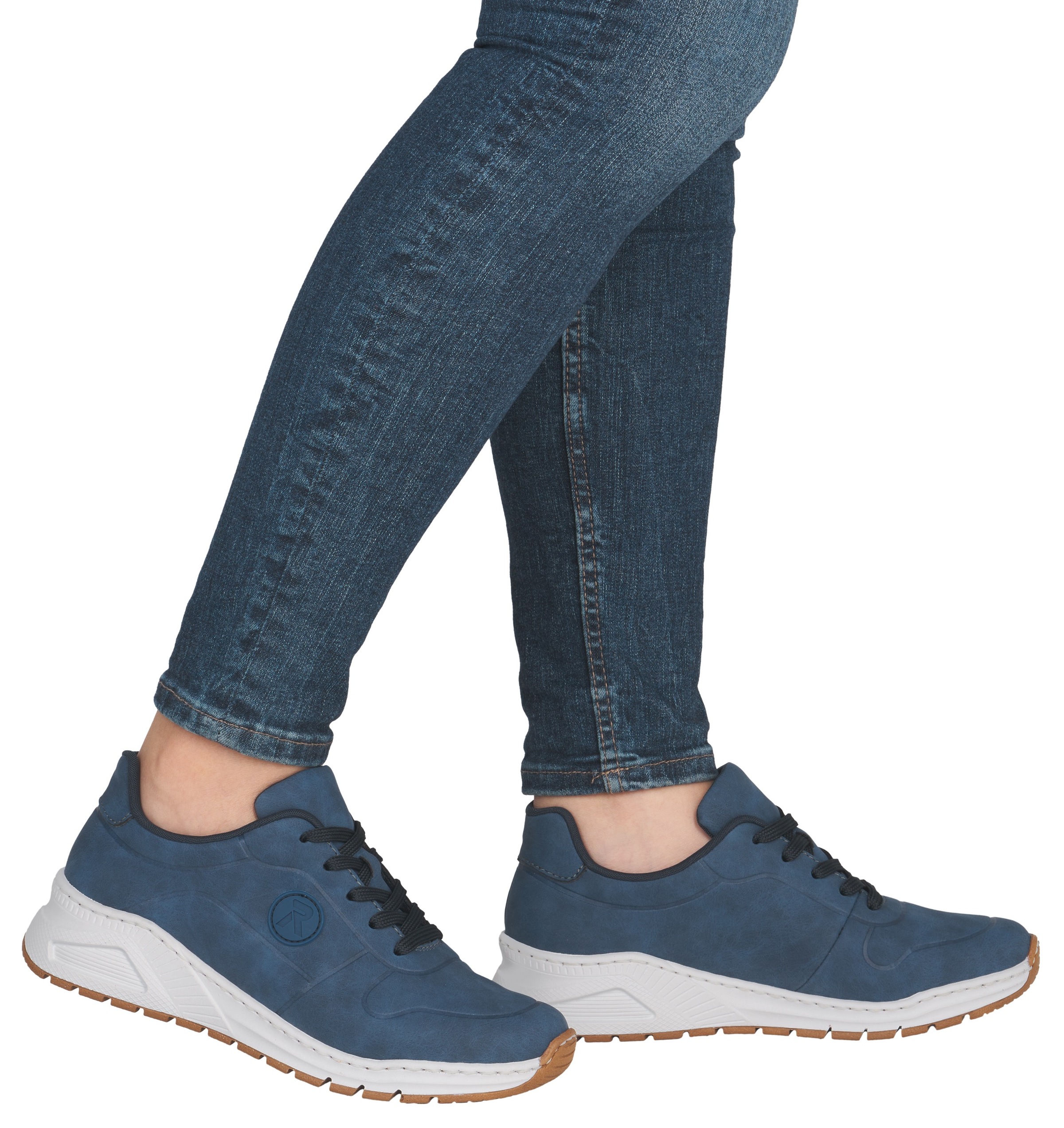 Rieker Sneaker mit MemoSoft-Innensohle, Freizeitschuh, Halbschuh, Schnürsch günstig online kaufen