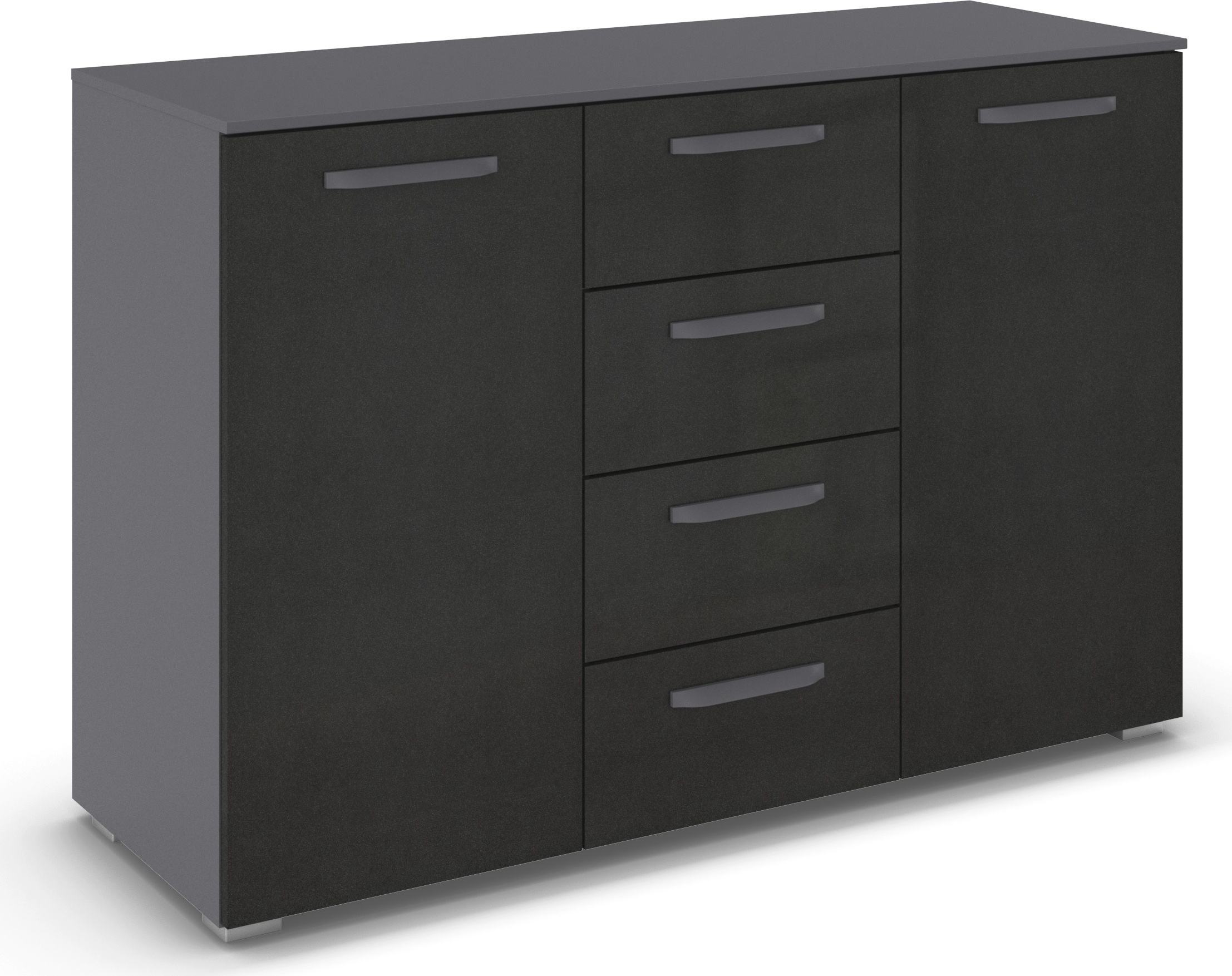 rauch Kombikommode "Sideboard Schubladenkommode OTELI mit Dekor- und Hochgl günstig online kaufen