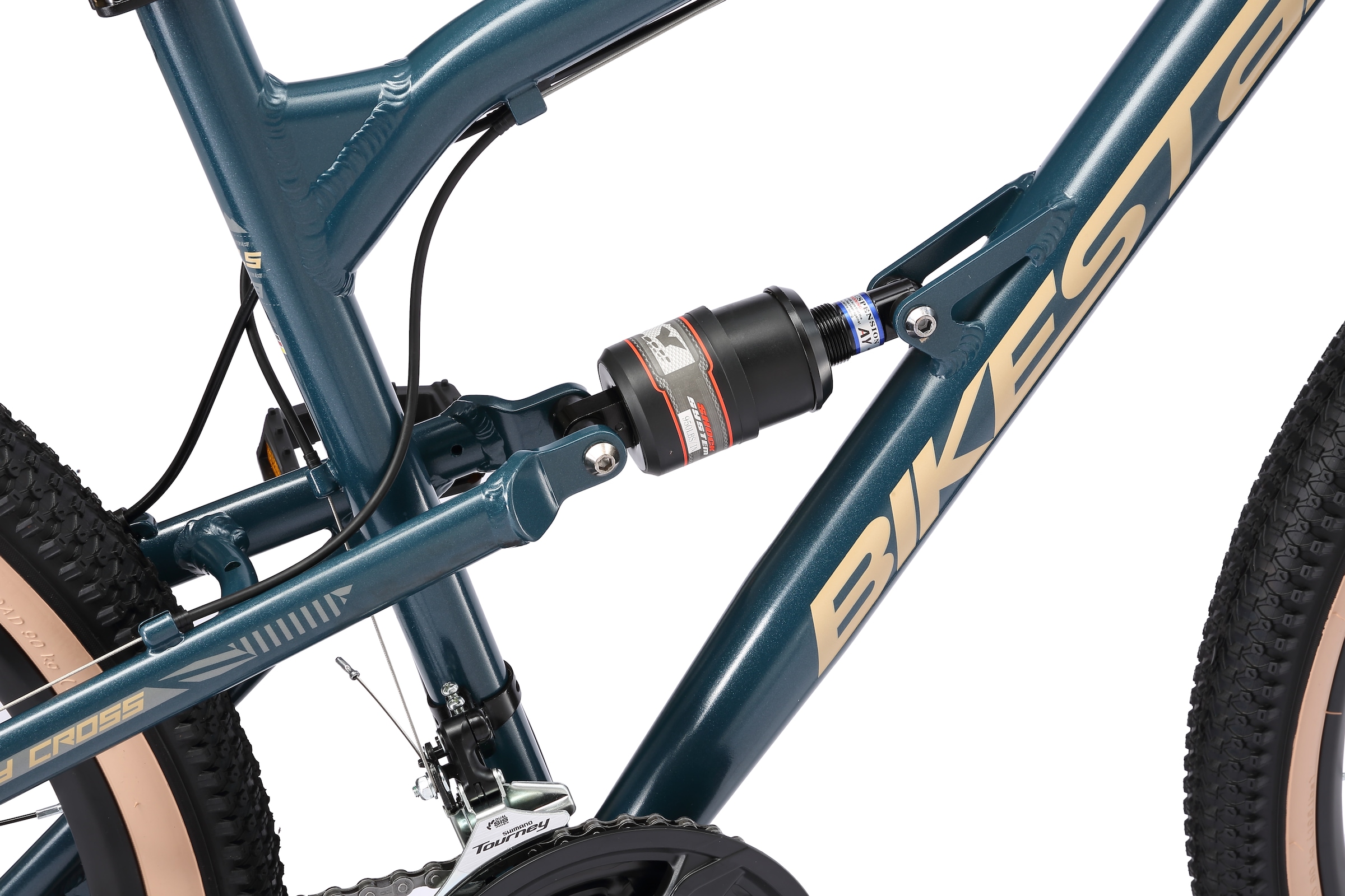 Bikestar Mountainbike 21 Gang Shimano RD-TY300 Schaltwerk Kettenschaltung für Damen und Herren, Kettenschaltung