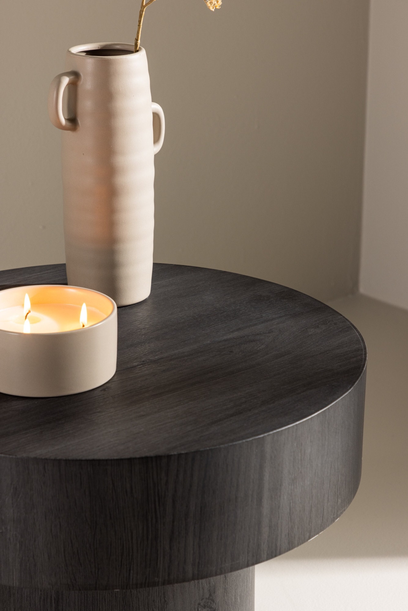 Venture Home Beistelltisch »Malung, runder Beistelltisch, FSC-zertifiziert, Ø 50 cm« Ablagetisch, MDF, rund, schlicht, modern, dezent
