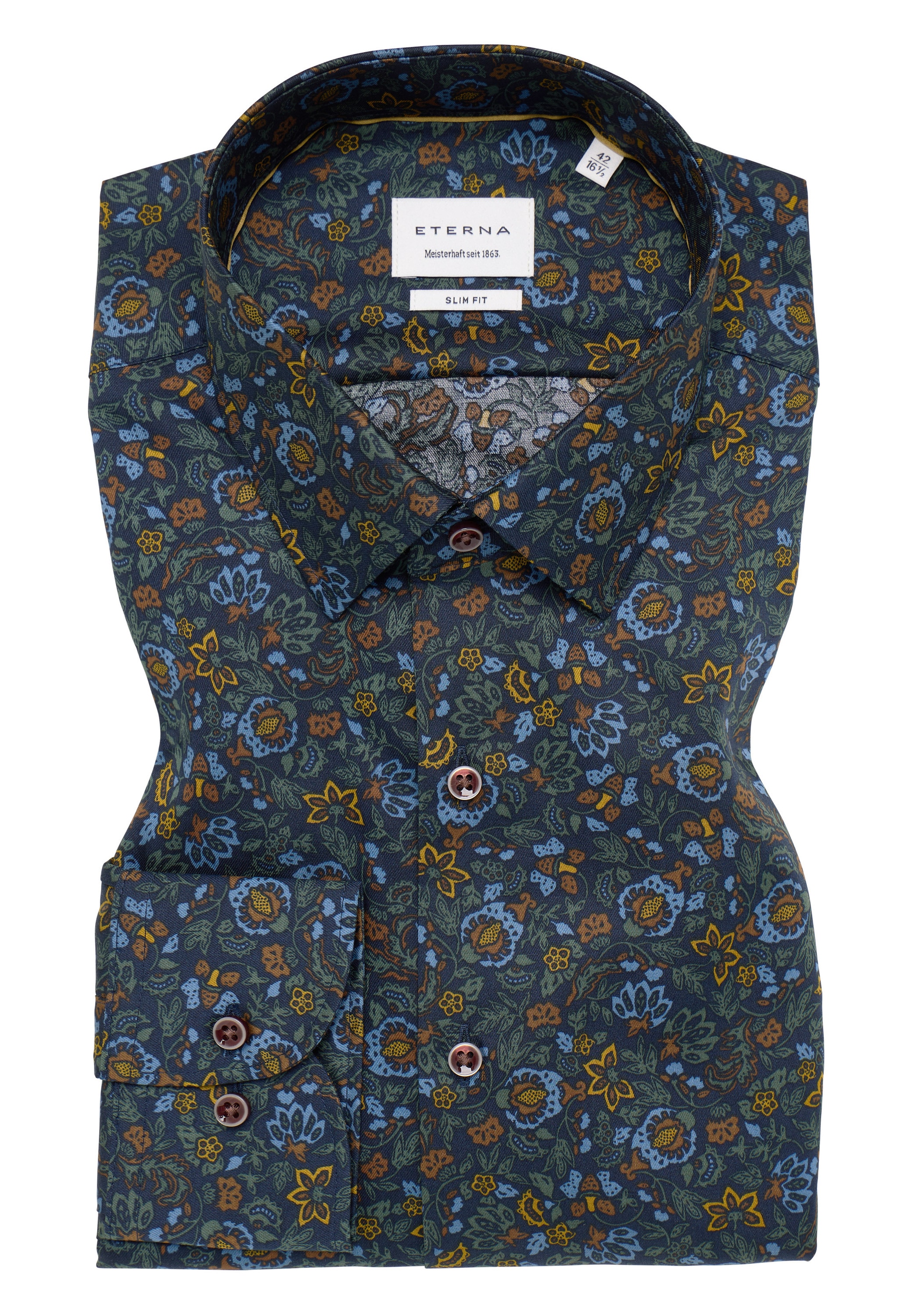 Eterna Langarmhemd »SLIM FIT«, NON IRON (bügelfrei)