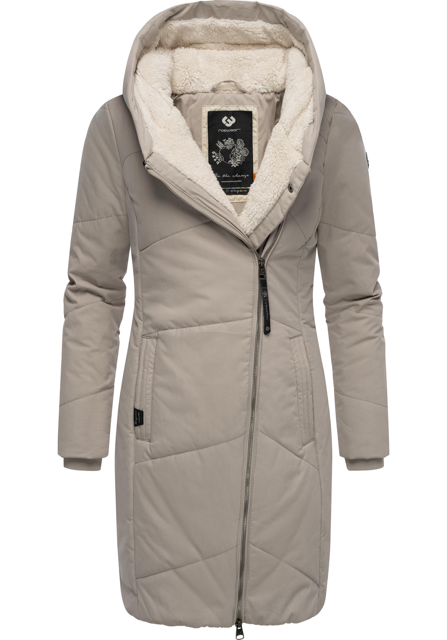 Ragwear "Gordon Long" gesteppter Winterparka mit asymmetrischem Kragen