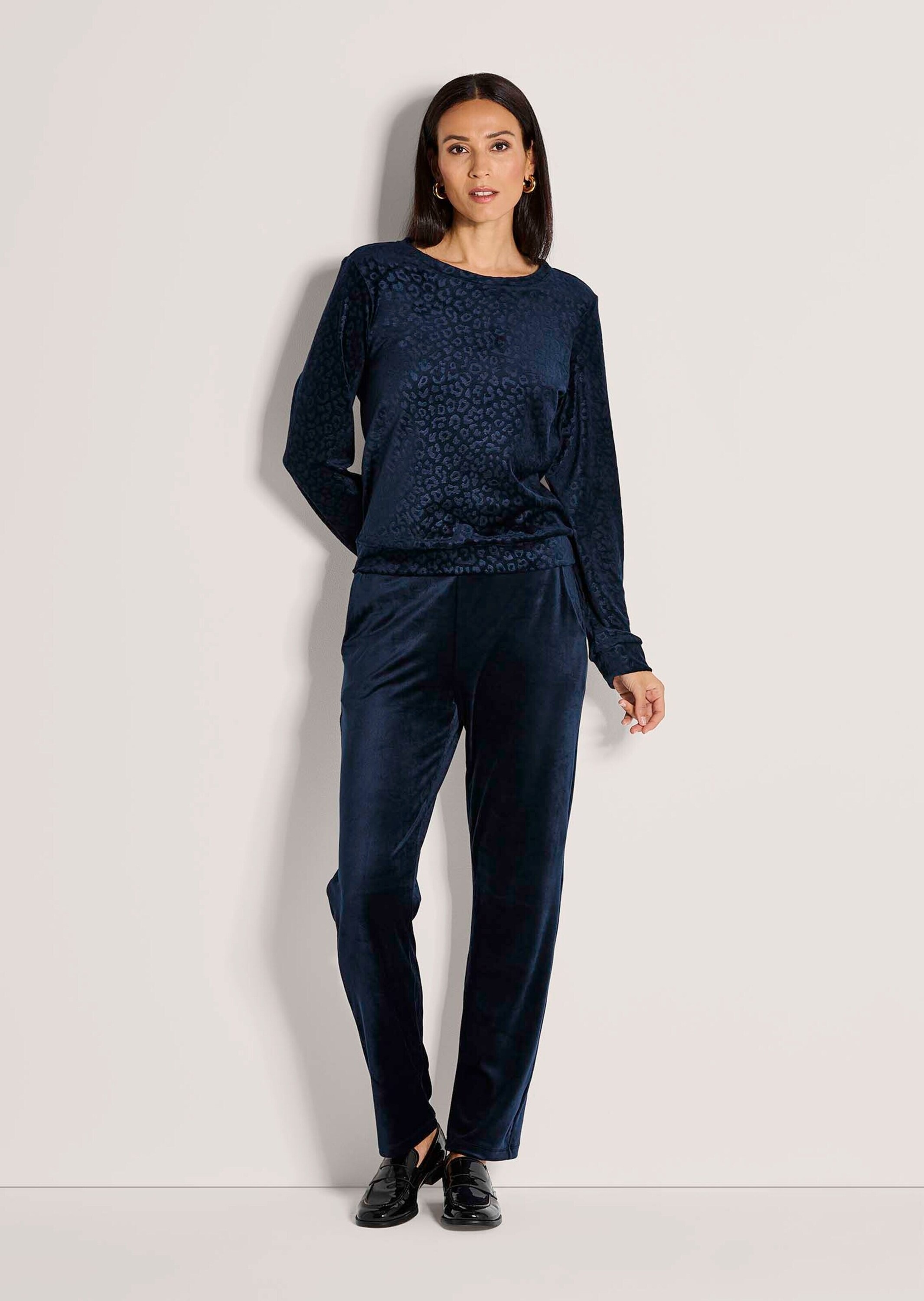 MADELEINE Langarmshirt »Sweatshirt Langarm Animal-Print Pullover«