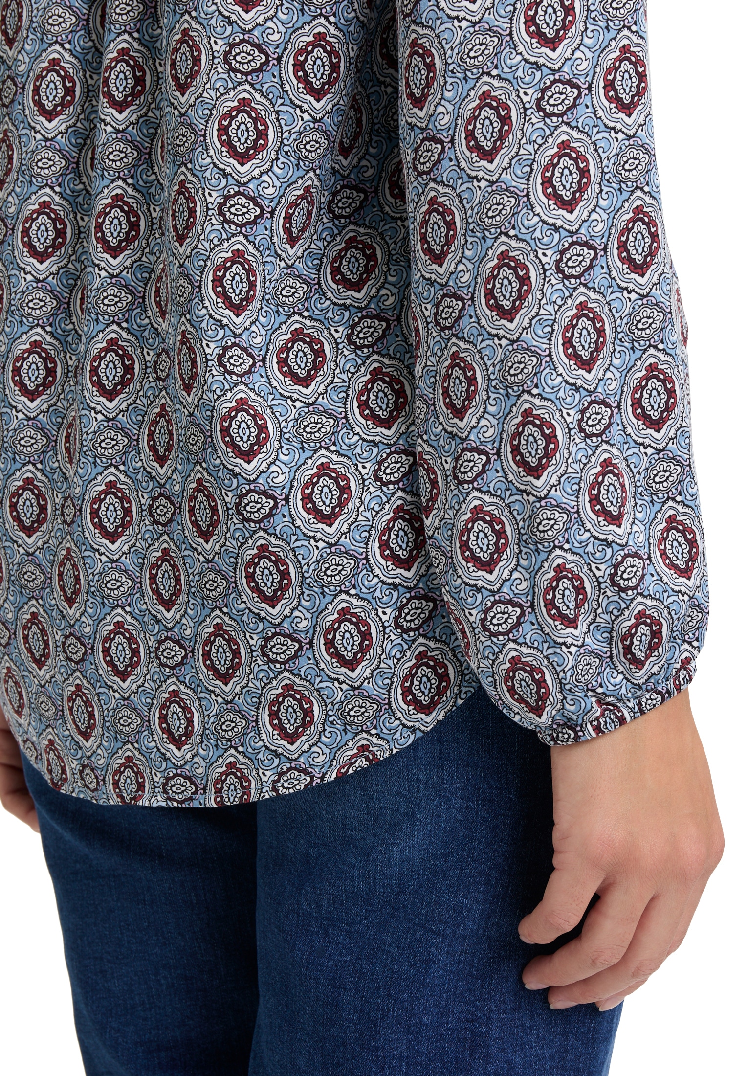 Cartoon Schlupfbluse »Cartoon Damen Casual-Bluse mit Muster«