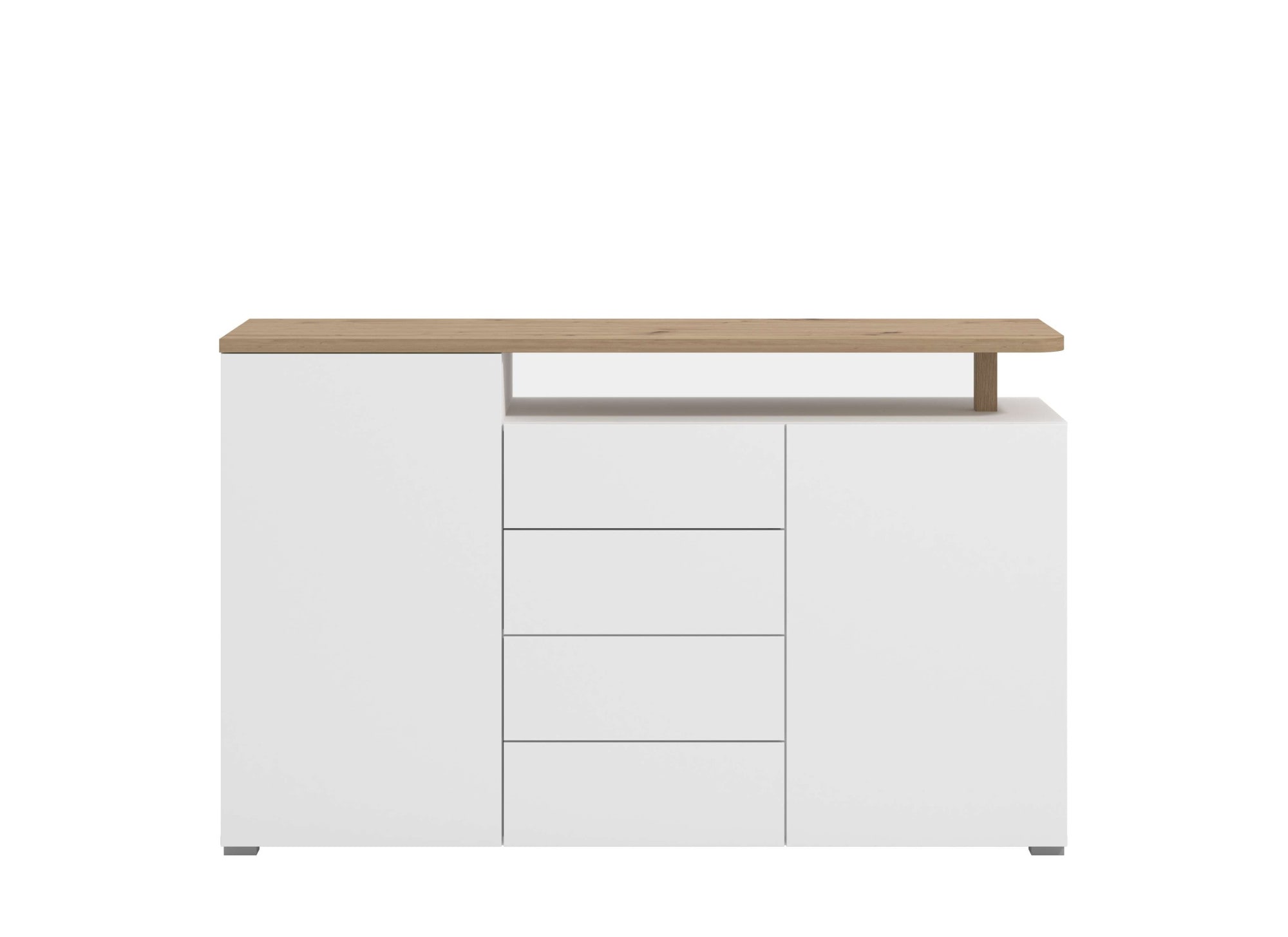 INOSIGN Sideboard »Aterno Kommode, Anrichte«, Breite 154 cm, mit Push-to-Open Funktion